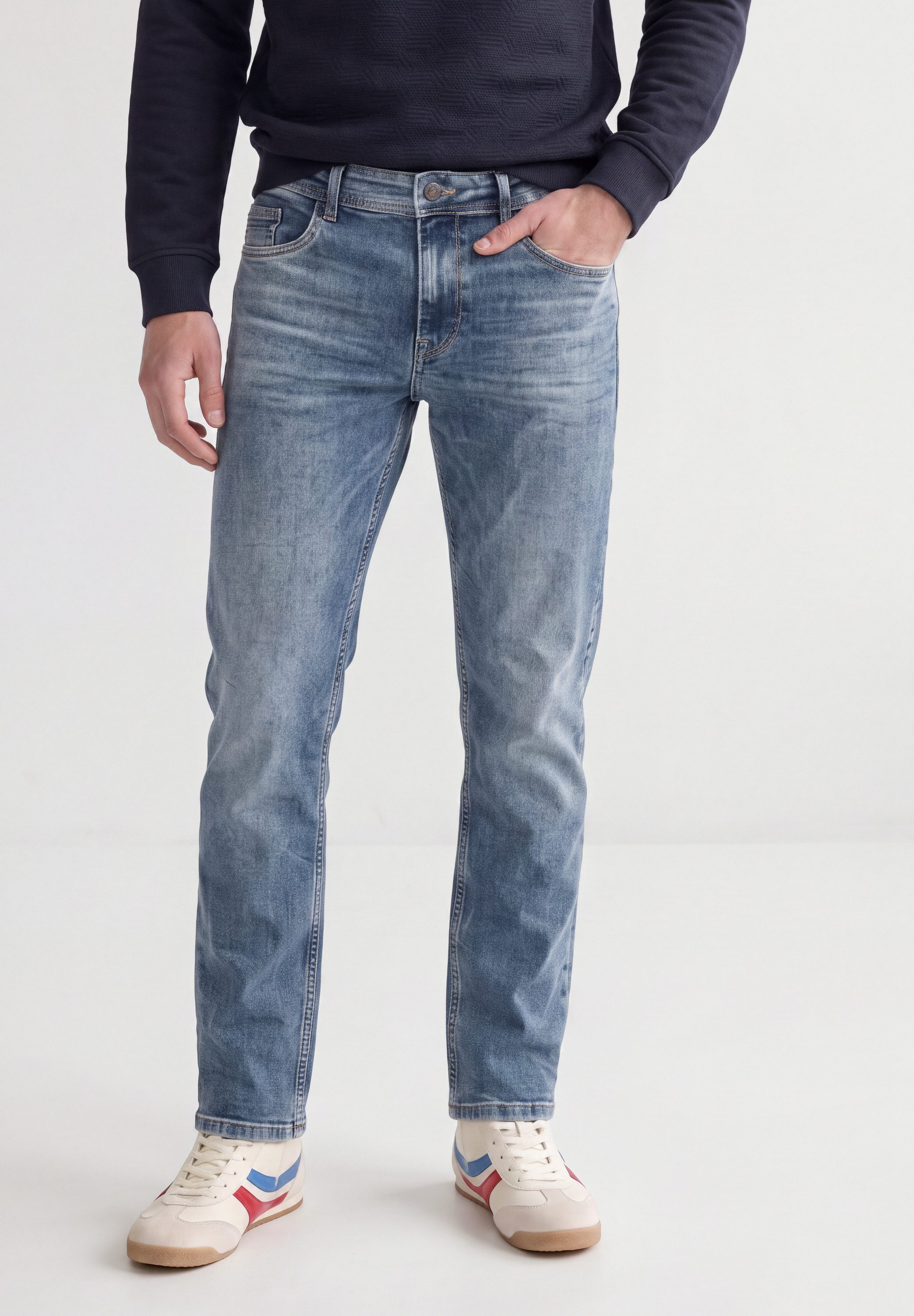 STREET ONE MEN Regular-fit-Jeans 5-Pocket-Style – Bild 2 von 5