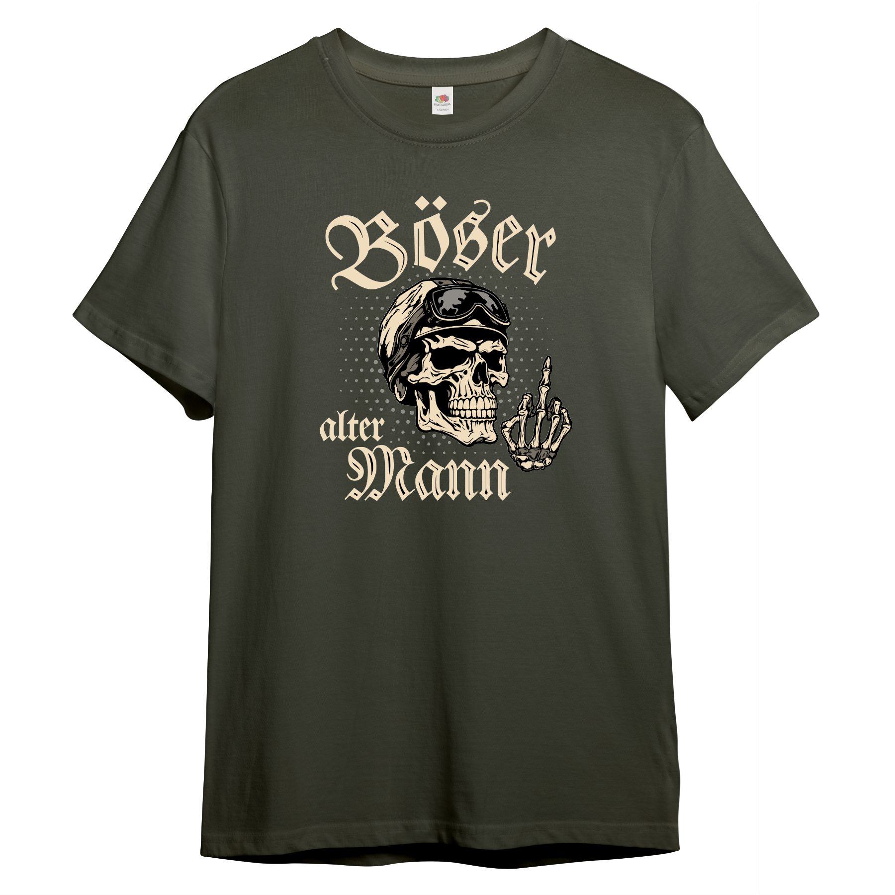 Print-Shirt Herren T-Shirt "Böser alter Mann"