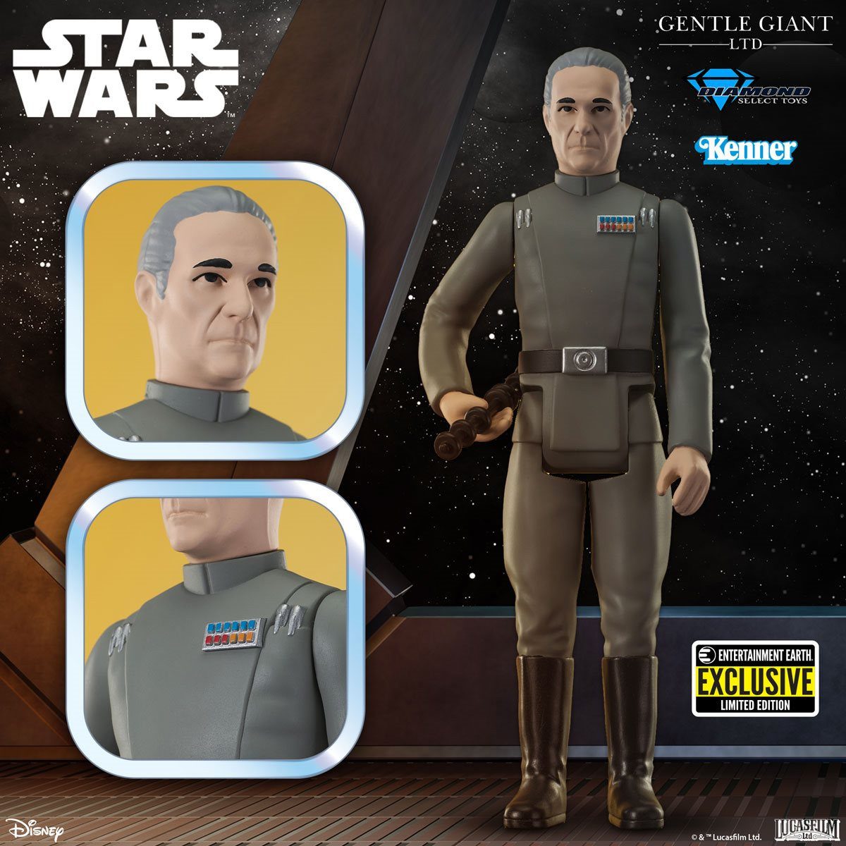 GENTLE GIANT Actionfigur Star Wars Episode IV - A New Hope Grand Moff Tarkin Jumbo Vintage Kenn