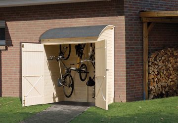 weka Aufbewahrungsbox Fahrrad- und Mehrzweckbox, natur, 19 mm starke Wände