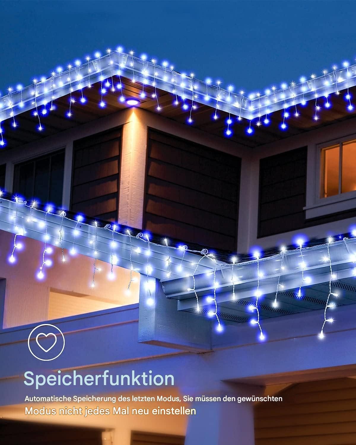 Tukrool LED-Lichterkette LED Lichterkette für draußen, günstig online kaufen