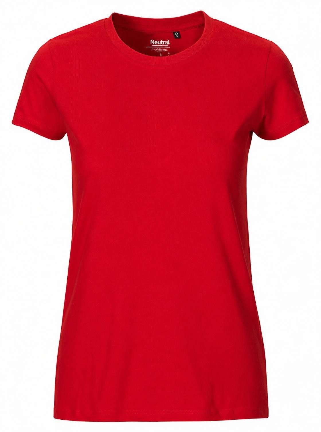 Neutral Rundhalsshirt damen Fitted T-Shirt / 100% Fairtrade-Baumwolle