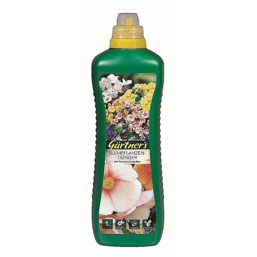 ᐅ Gärtner's Blumendünger Flüssigdünger Blühpflanzendünger 1l mit