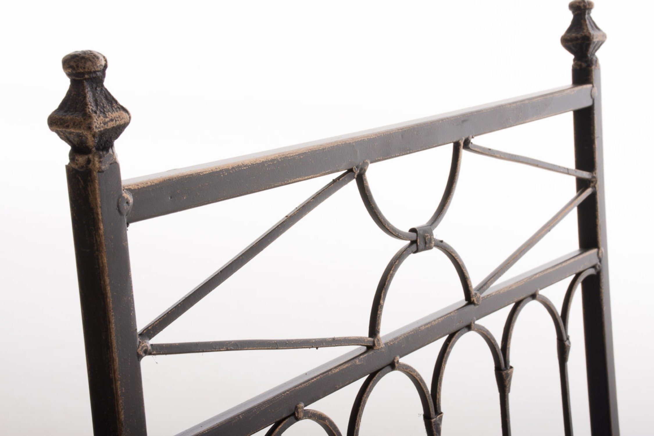 Terrasse Klappstuhl x x 95cm für (TxBxH): Eisen, stabiler (Hochwertiger Gartenstuhl - bronze handgefertigtem Garten, Metallstuhl Balkon, Maße 1 und 40 Farbe: - 39 - Balkonstuhl, St), aus TPFGarden