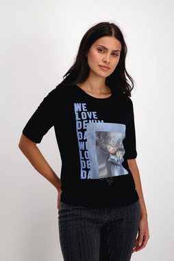 Monari Kurzarmshirt T-Shirt schwarz