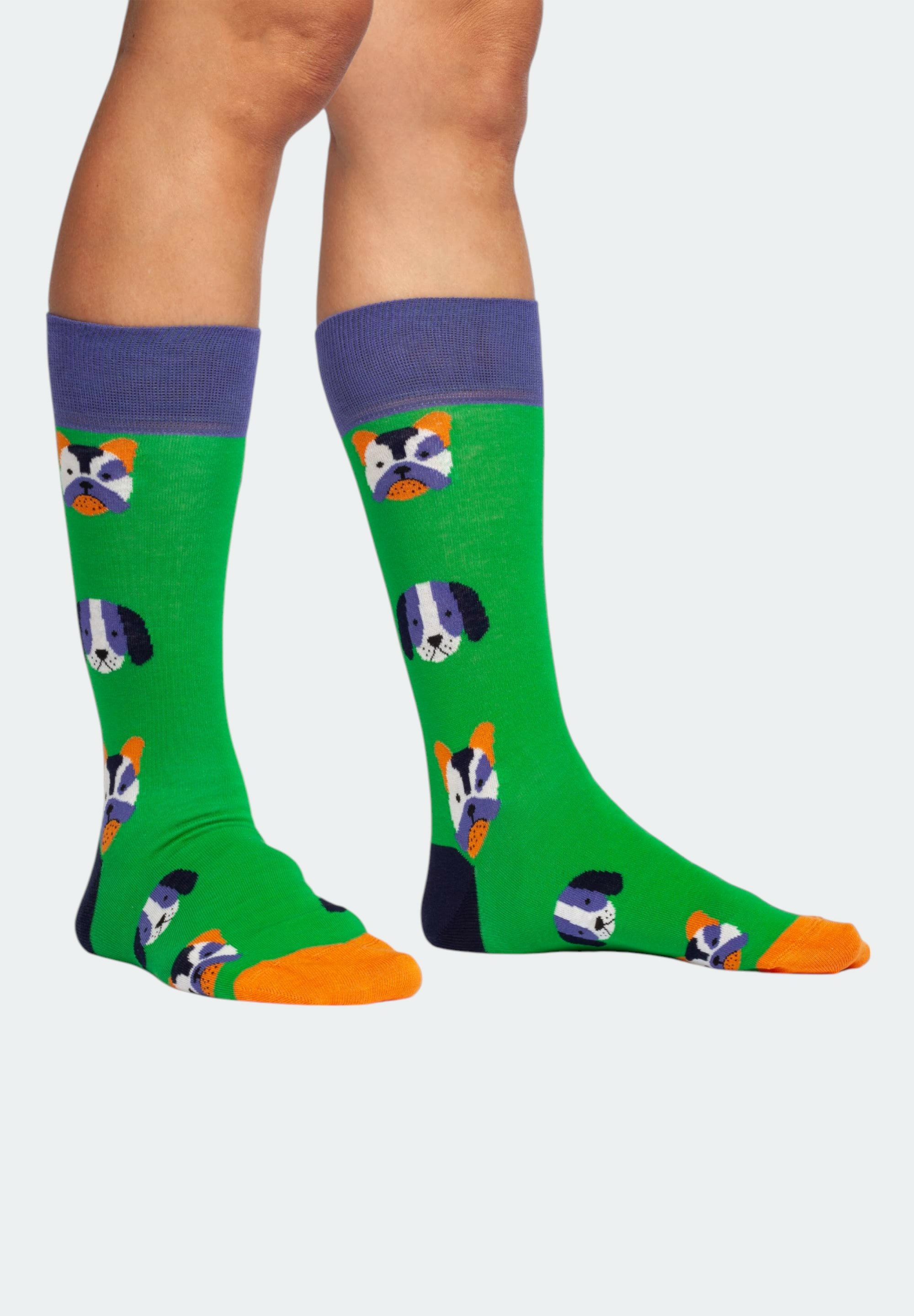 DillySocks Basicsocken Dog vs Biever Aus Baumwolle & recyceltem Polyamid