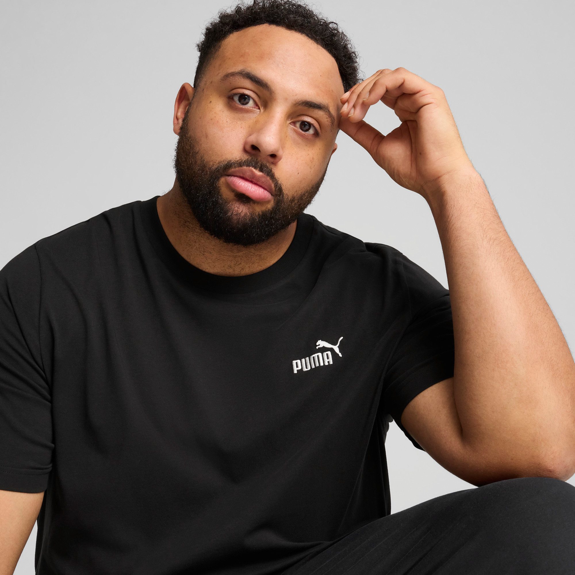 PUMA T-Shirt ESS SMALL NO. 1 LOGO TEE Regular Fit, Kurzarm, Rundhalsausschnitt
