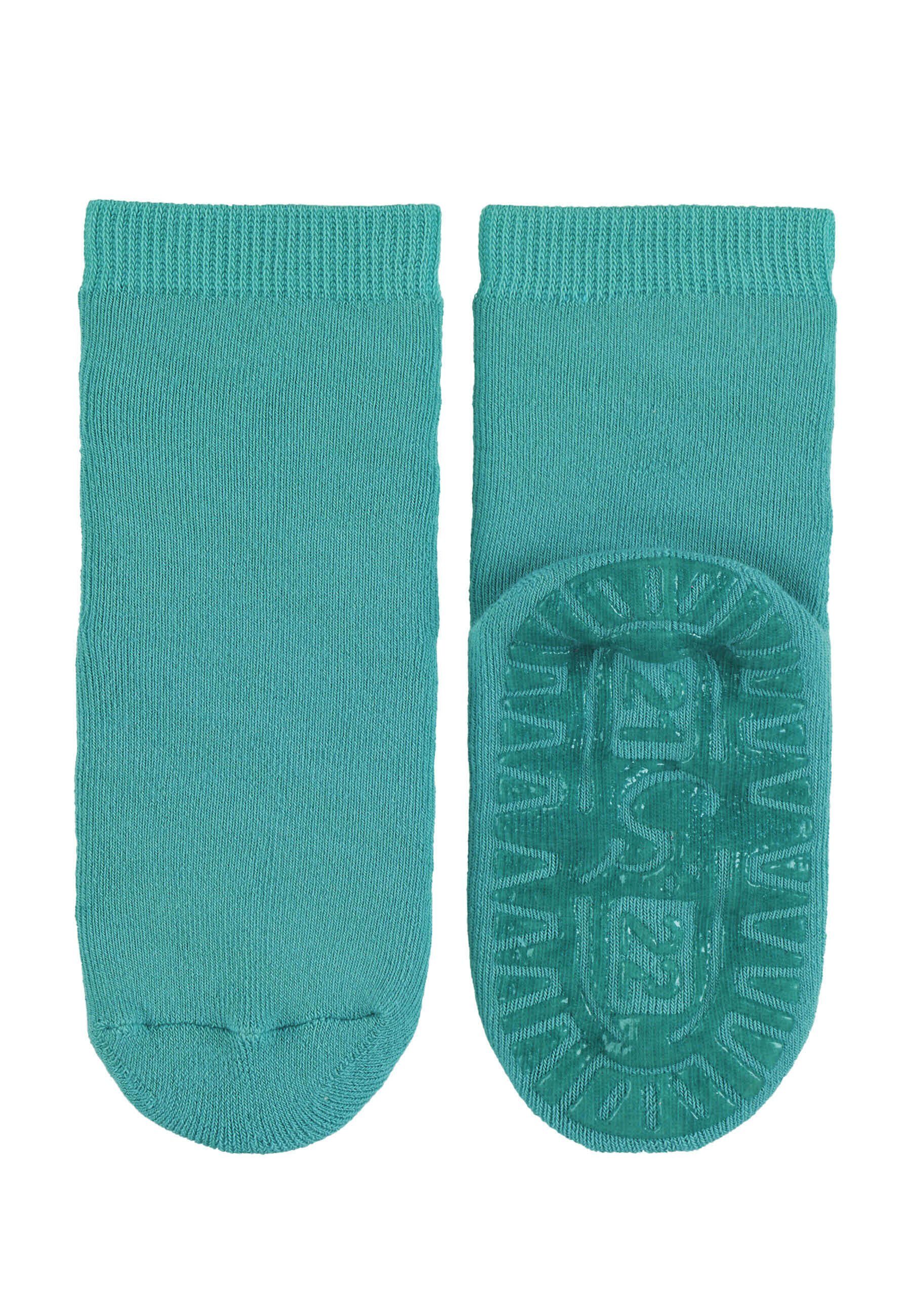 Sterntaler® ABS-Socken Fliesen Fitzer SOFT uni Fliesen Flitzer SOFT uni, rutschfest, weich & atmungsaktiv