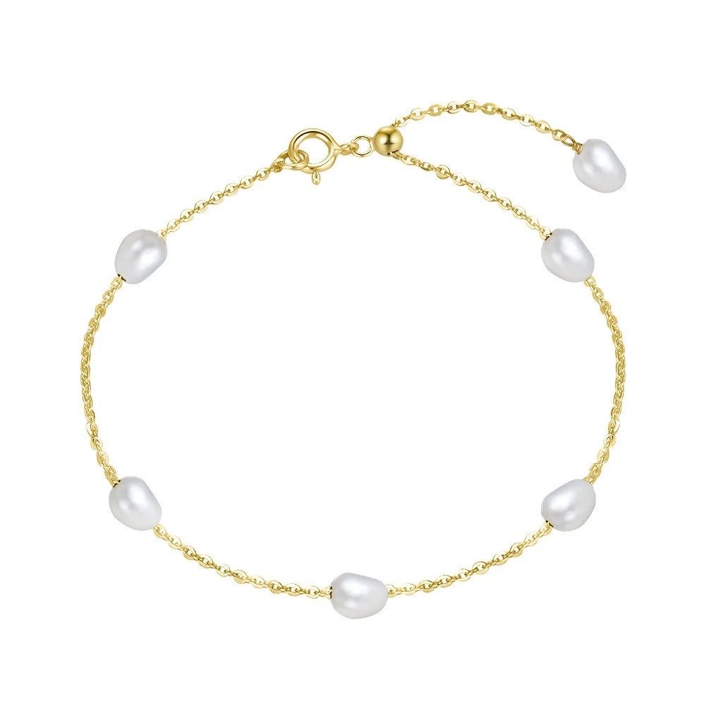 Runde Perlé Perlenarmband Hannah, handgefertigtes Armband, günstig online kaufen