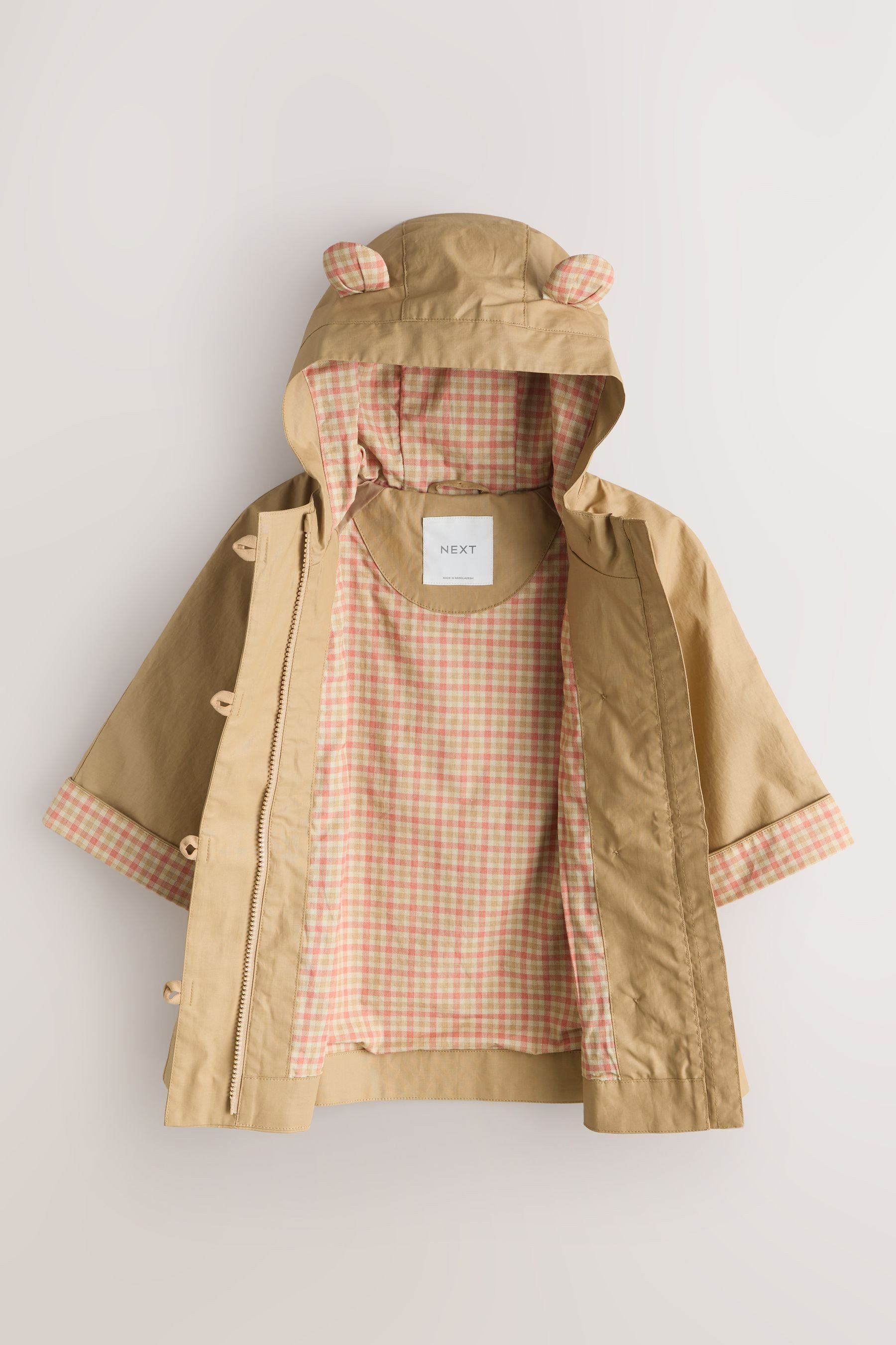 Next Kurzmantel Wasserabweisender Trenchcoat mit Kapuze (1-tlg)