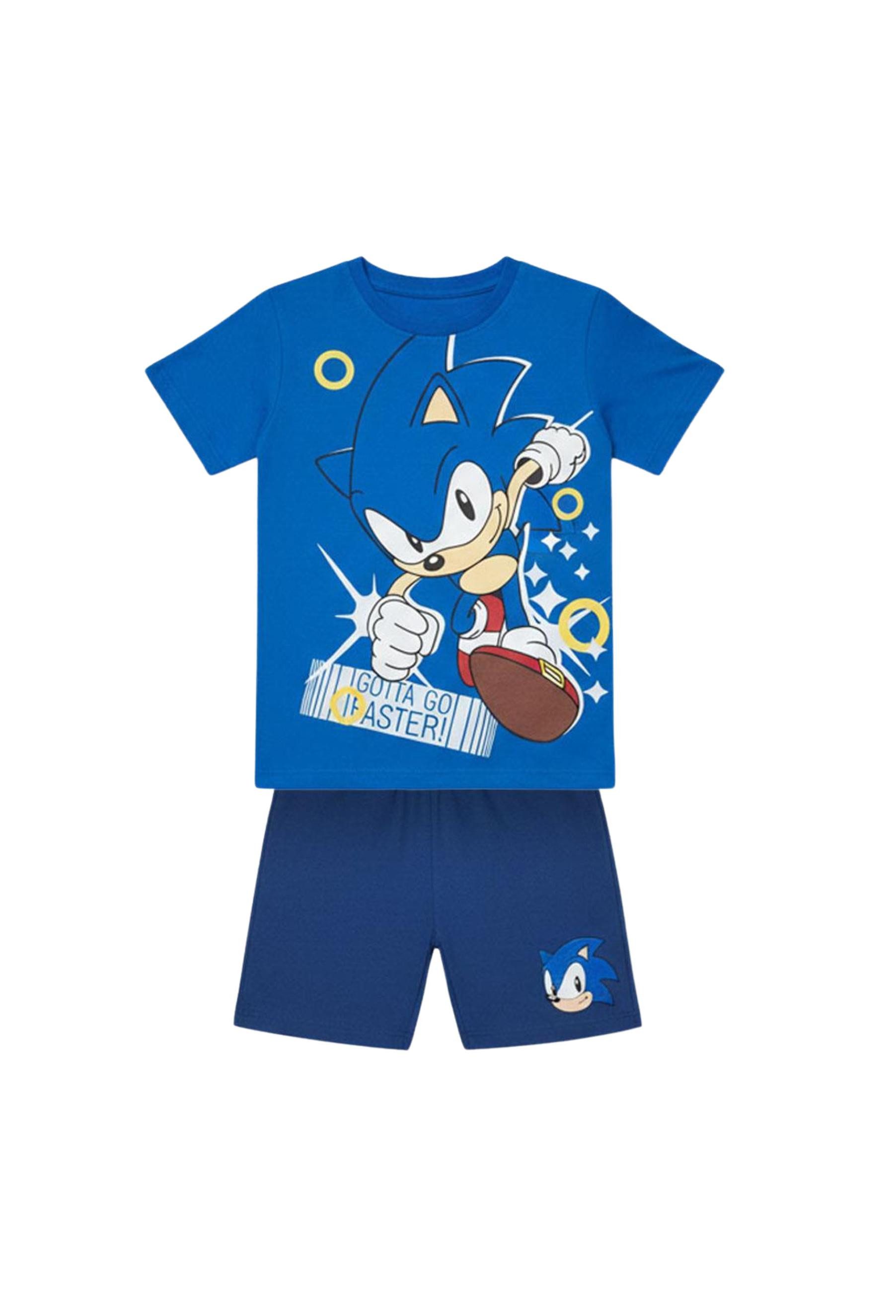 Disney T-Shirt & Shorts Sonic 2-Teiler Set French Terry (Set)
