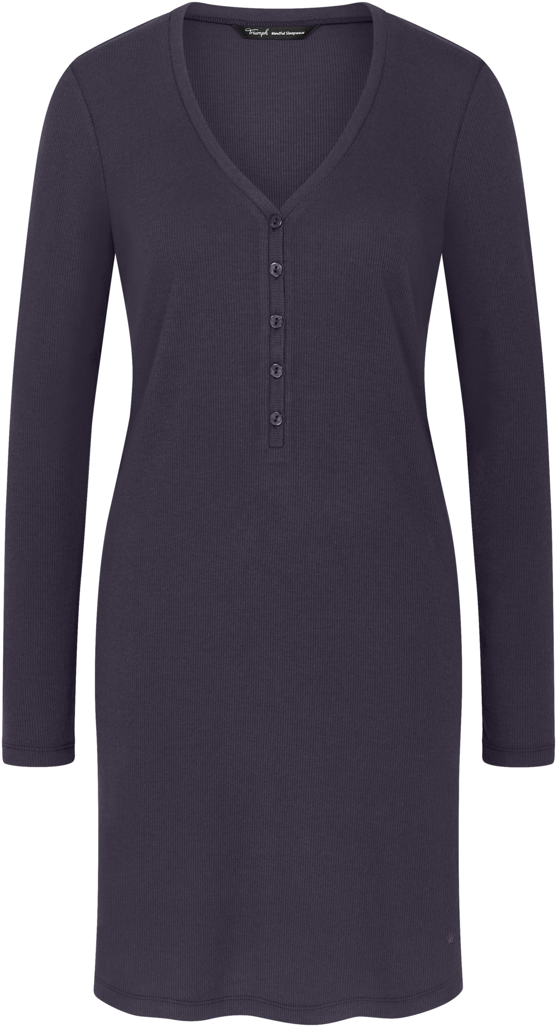 Triumph Nachthemd mit V-Ausschnitt, kniebedeckend, Kopfleiste