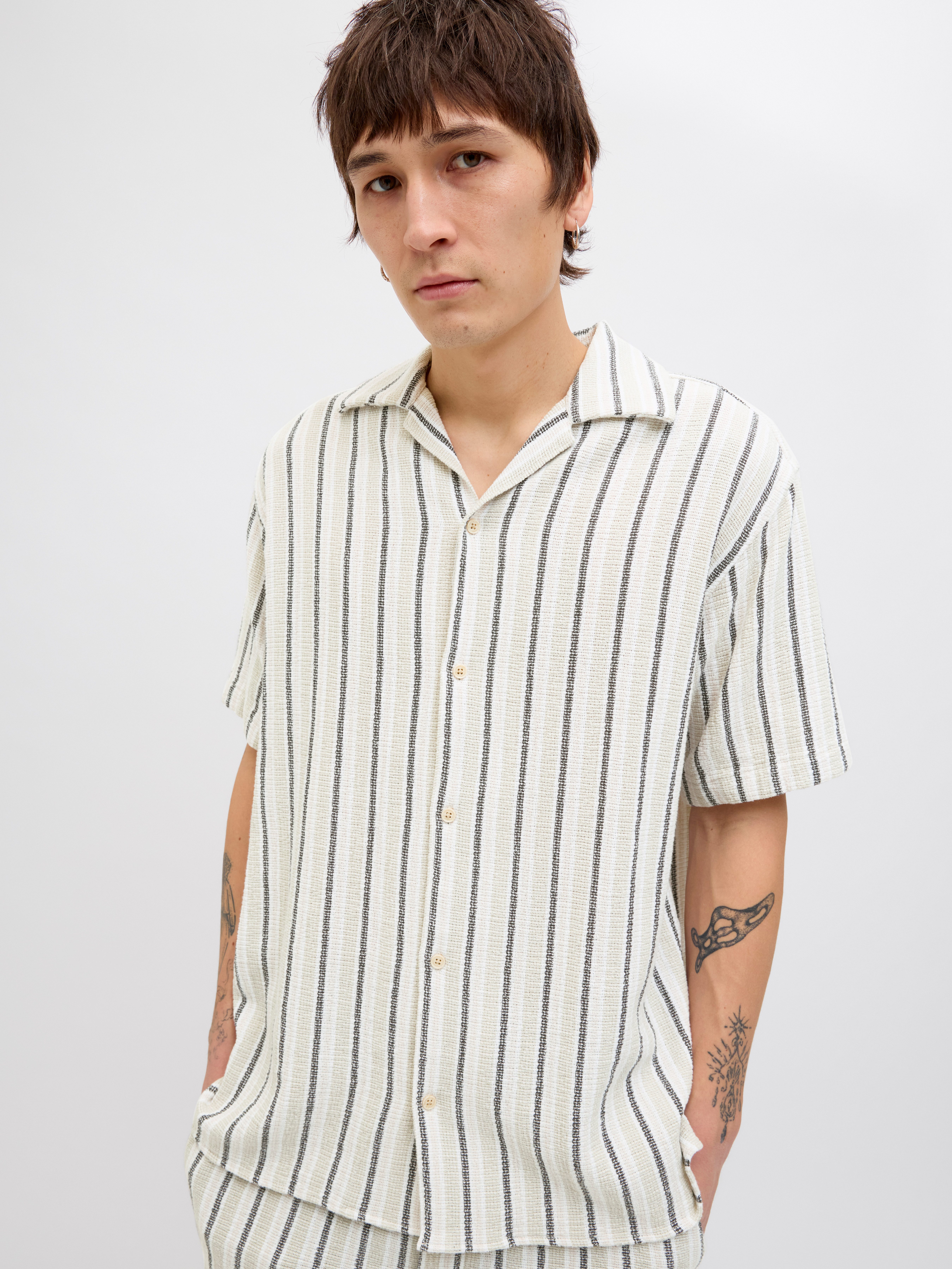 Jack & Jones Kurzarmhemd JORCOBA STRIPE RESORT SHIRT SS SN günstig online kaufen