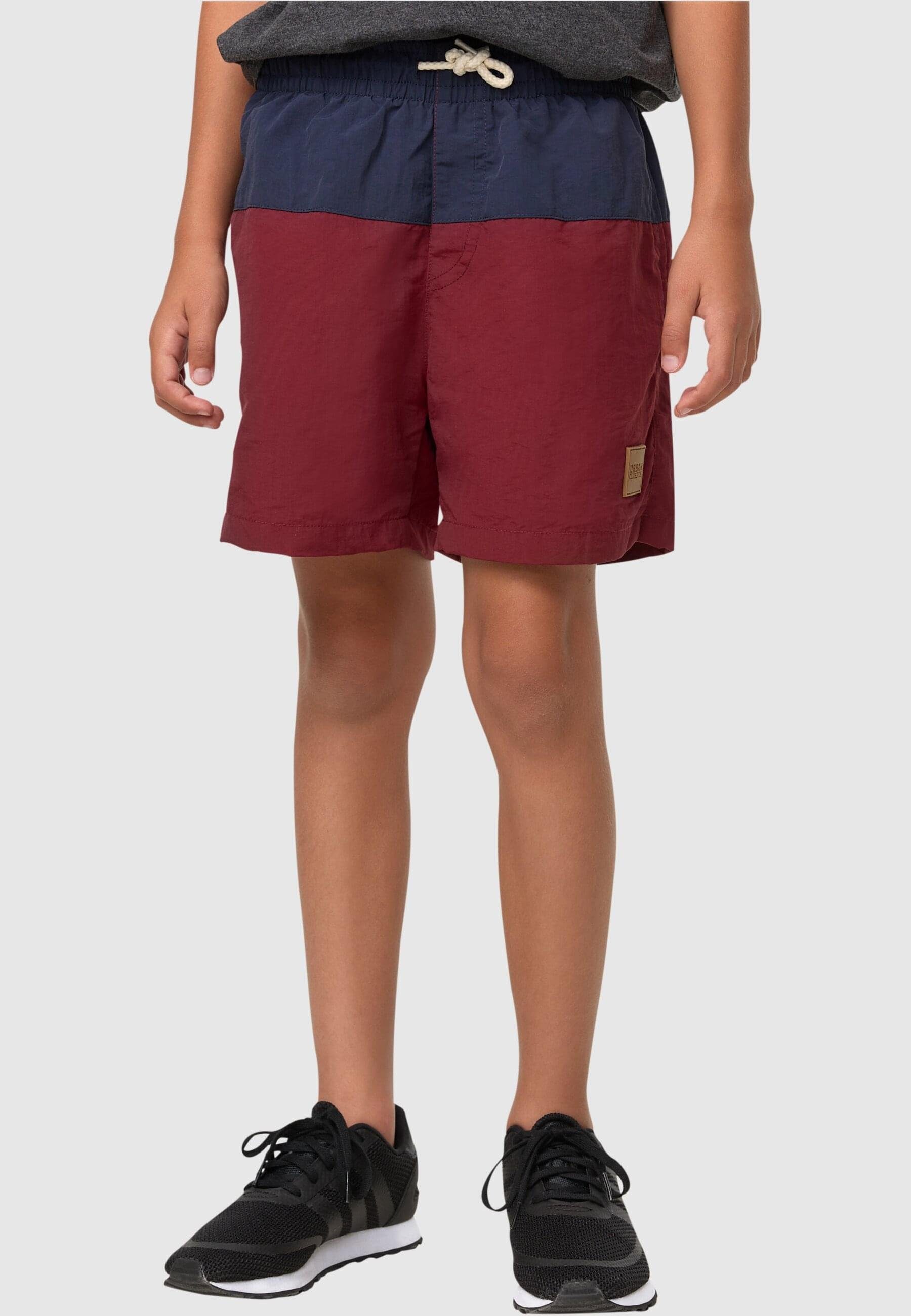 Shorts Swim Block navy/burgundy Herren CLASSICS URBAN Boys Badeshorts