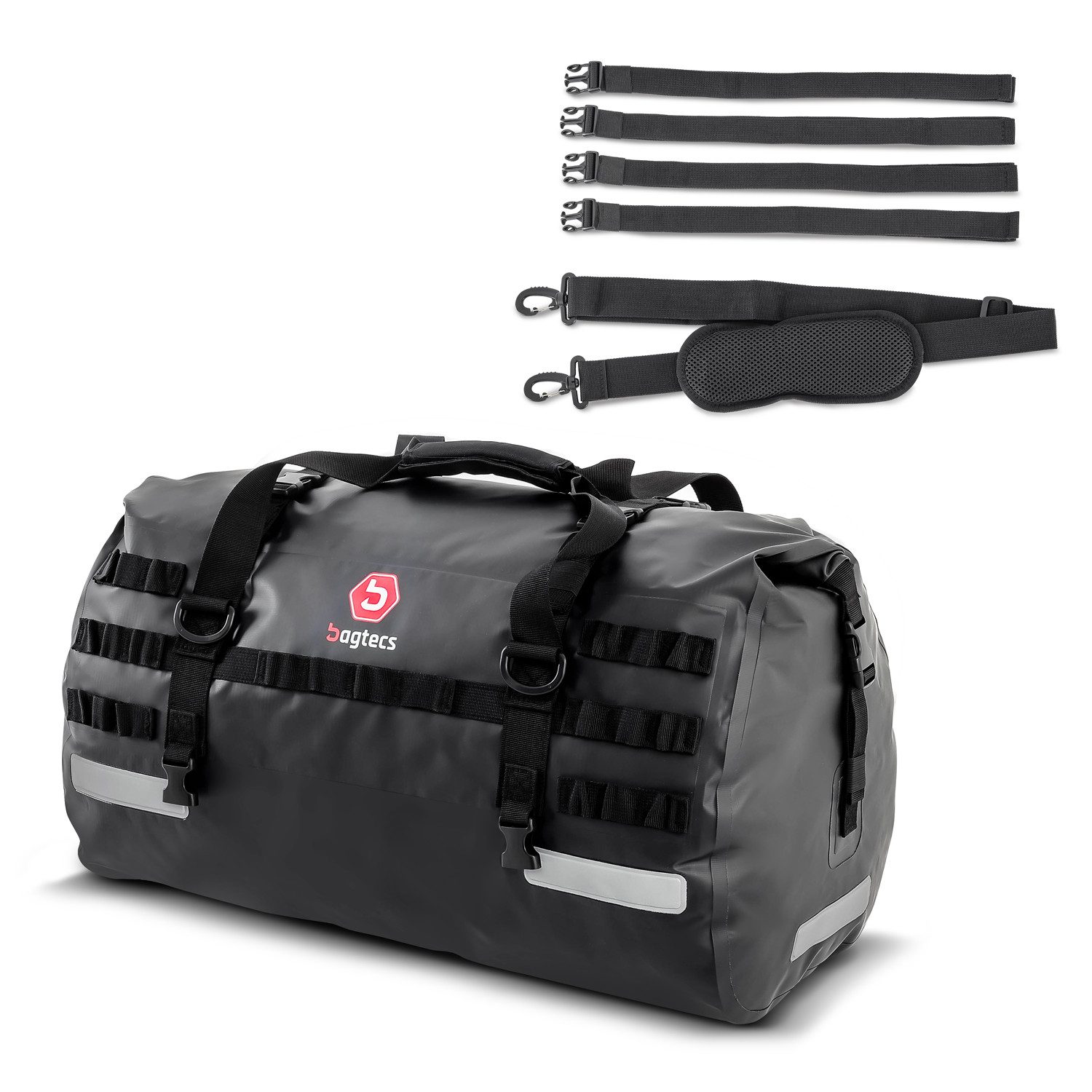 Bagtecs Topcase Set Gepäckbrücke + Hecktasche für Africa Twin 1100 Adventure Sport 20-