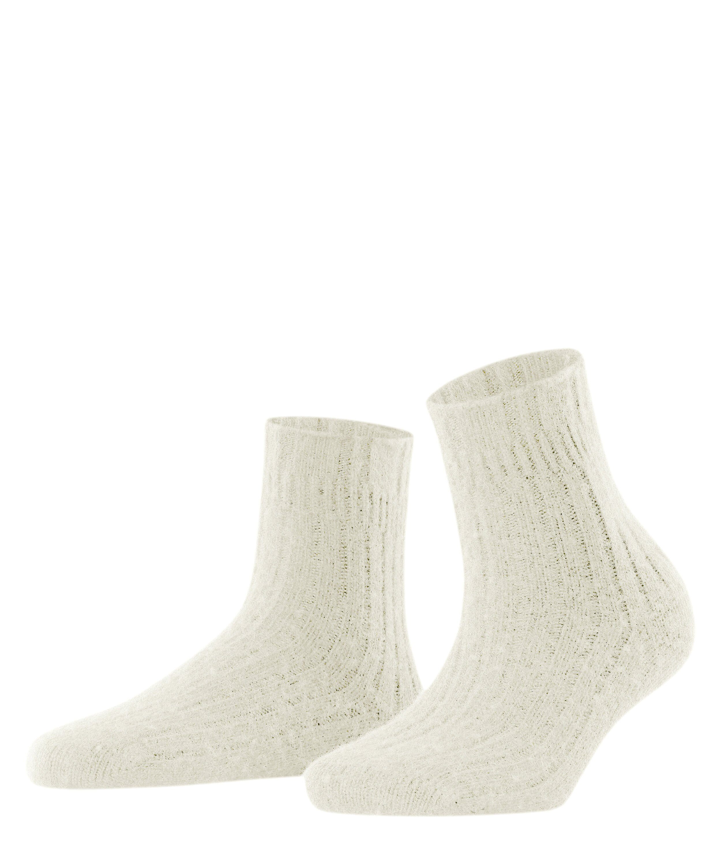 FALKE Socken Bedsock Rib (1-Paar) (2049) off-white