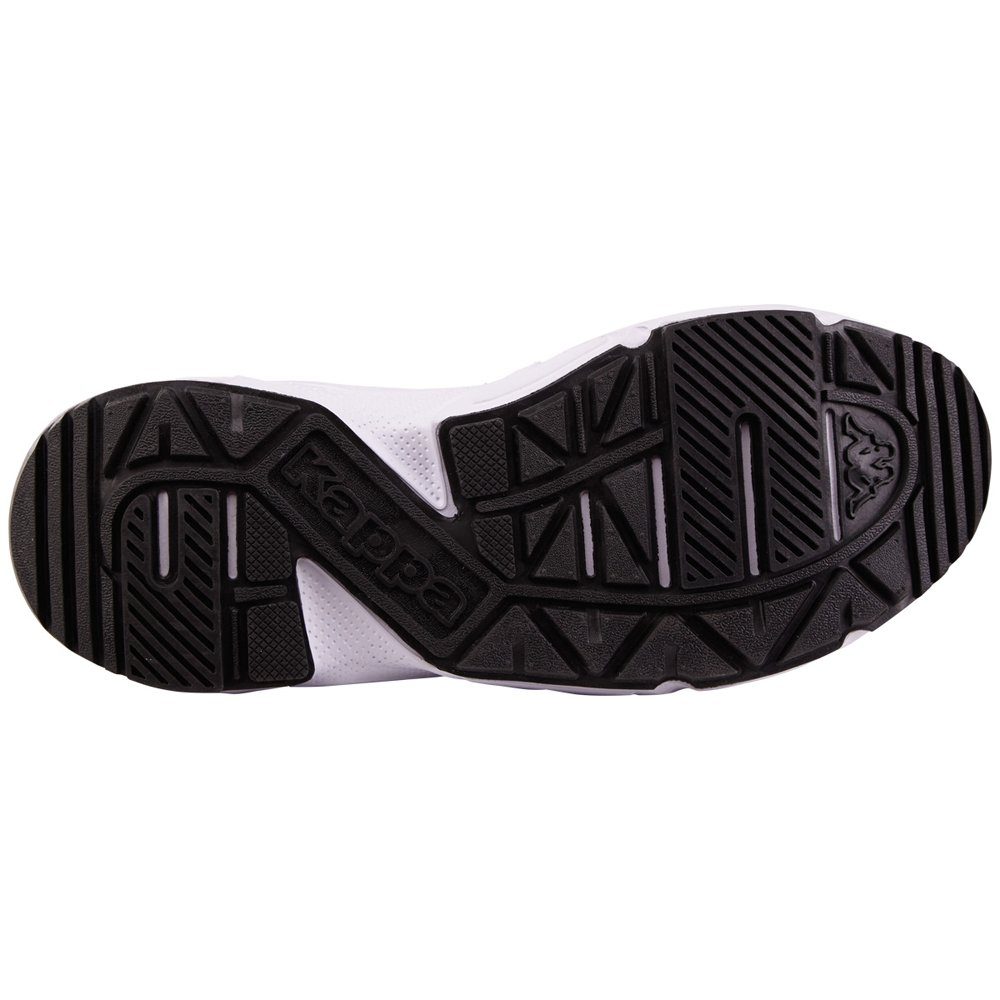 Kappa Sneaker - reflektierenden Details black-coral mit