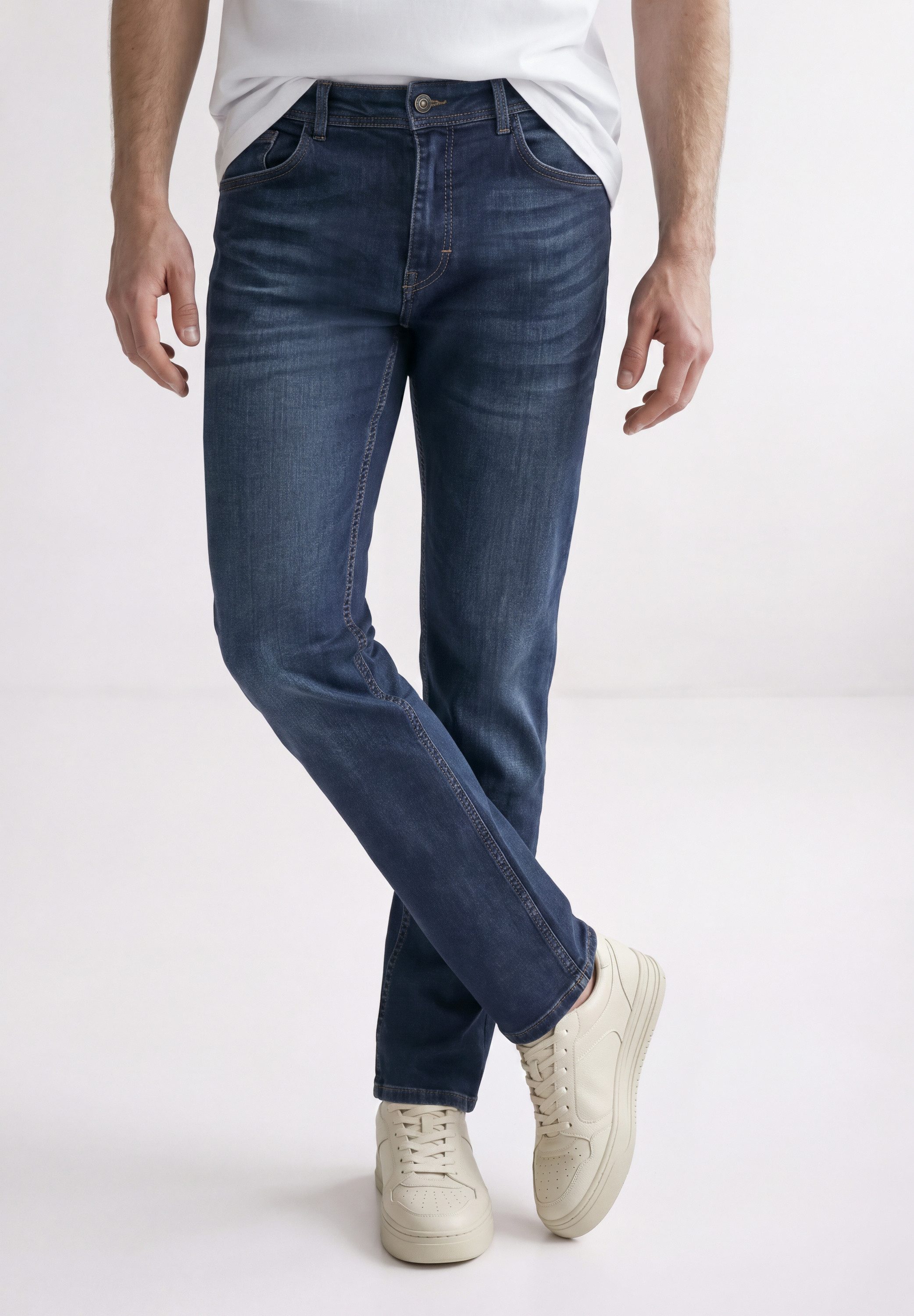 STREET ONE MEN Regular-fit-Jeans 5-Pocket-Style – Bild 2 von 5