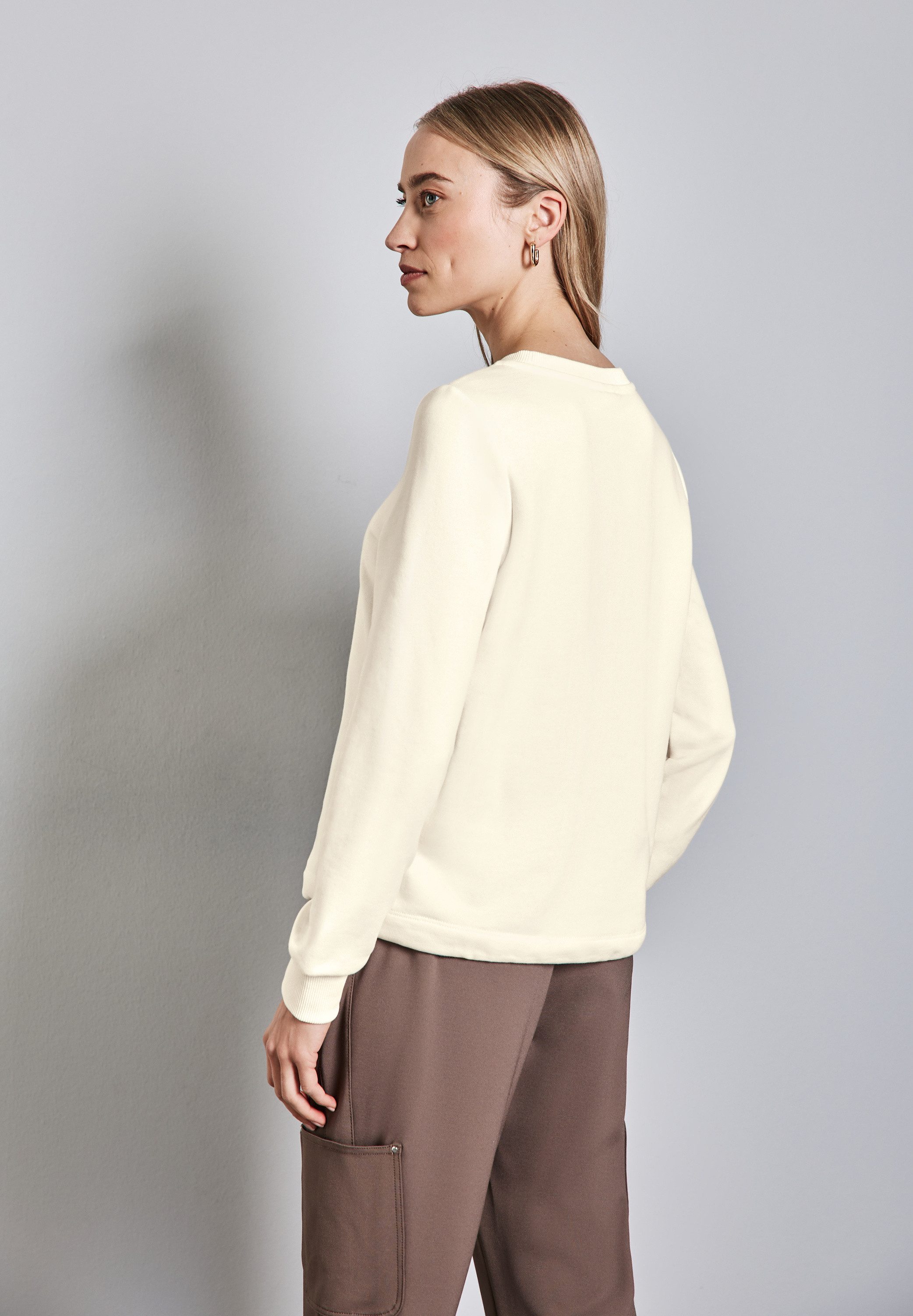 STREET ONE Sweatshirt mit Rundhalsausschnitt