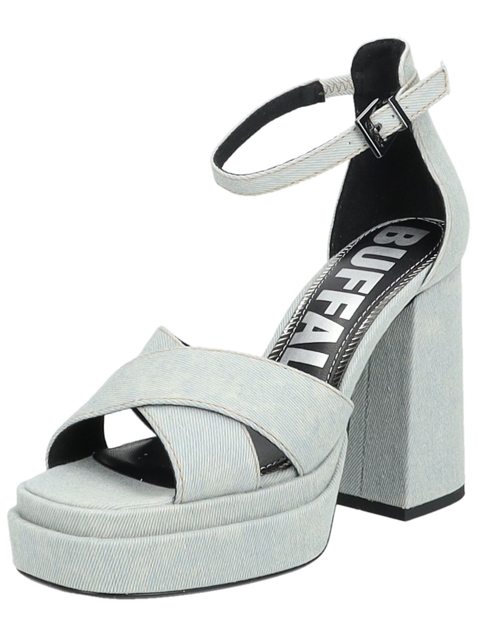 Buffalo Buffalo Sandalen Textil High-Heel-Sandalette günstig online kaufen