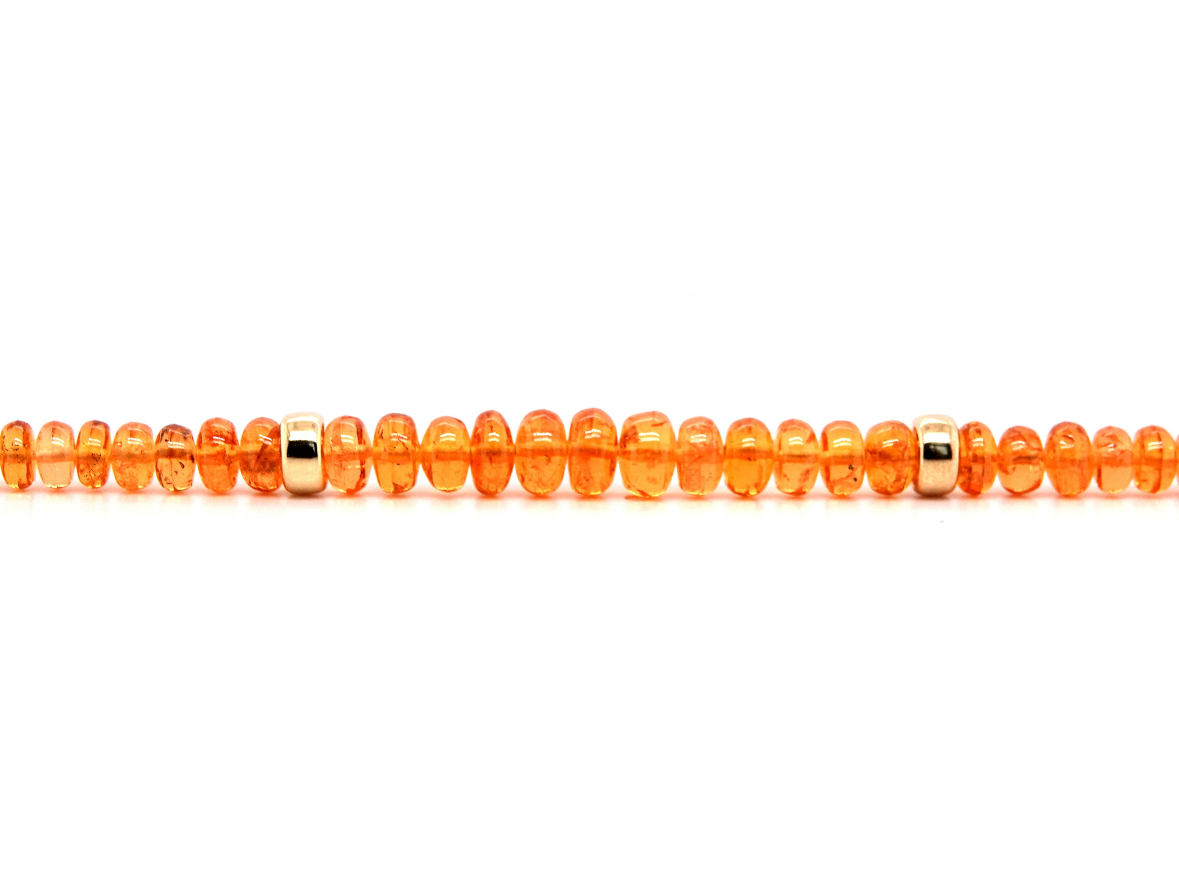 Sogni d'oro Armband mit Mandarin Granat, Gelbgold 375 günstig online kaufen