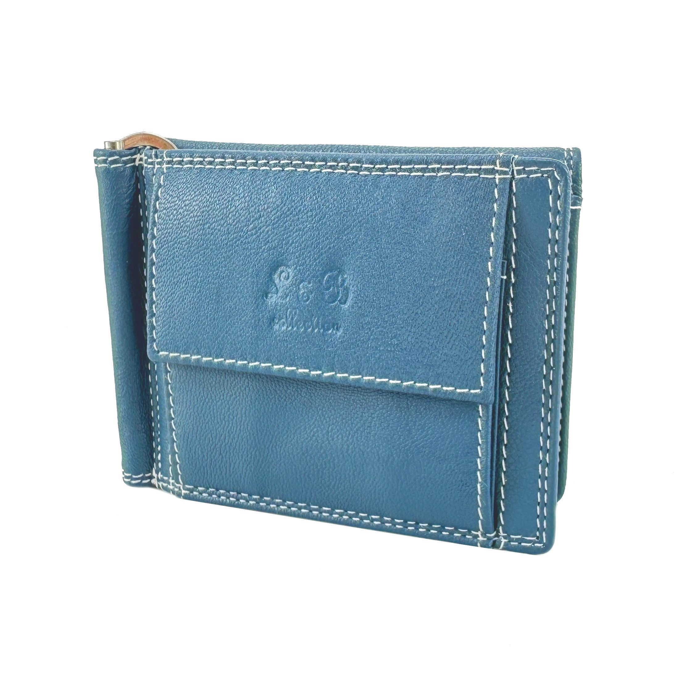 L&B Geldbörse Rindsleder Portemonnaie, RFID-Schutz >2342< Dollarclip Geldbe günstig online kaufen