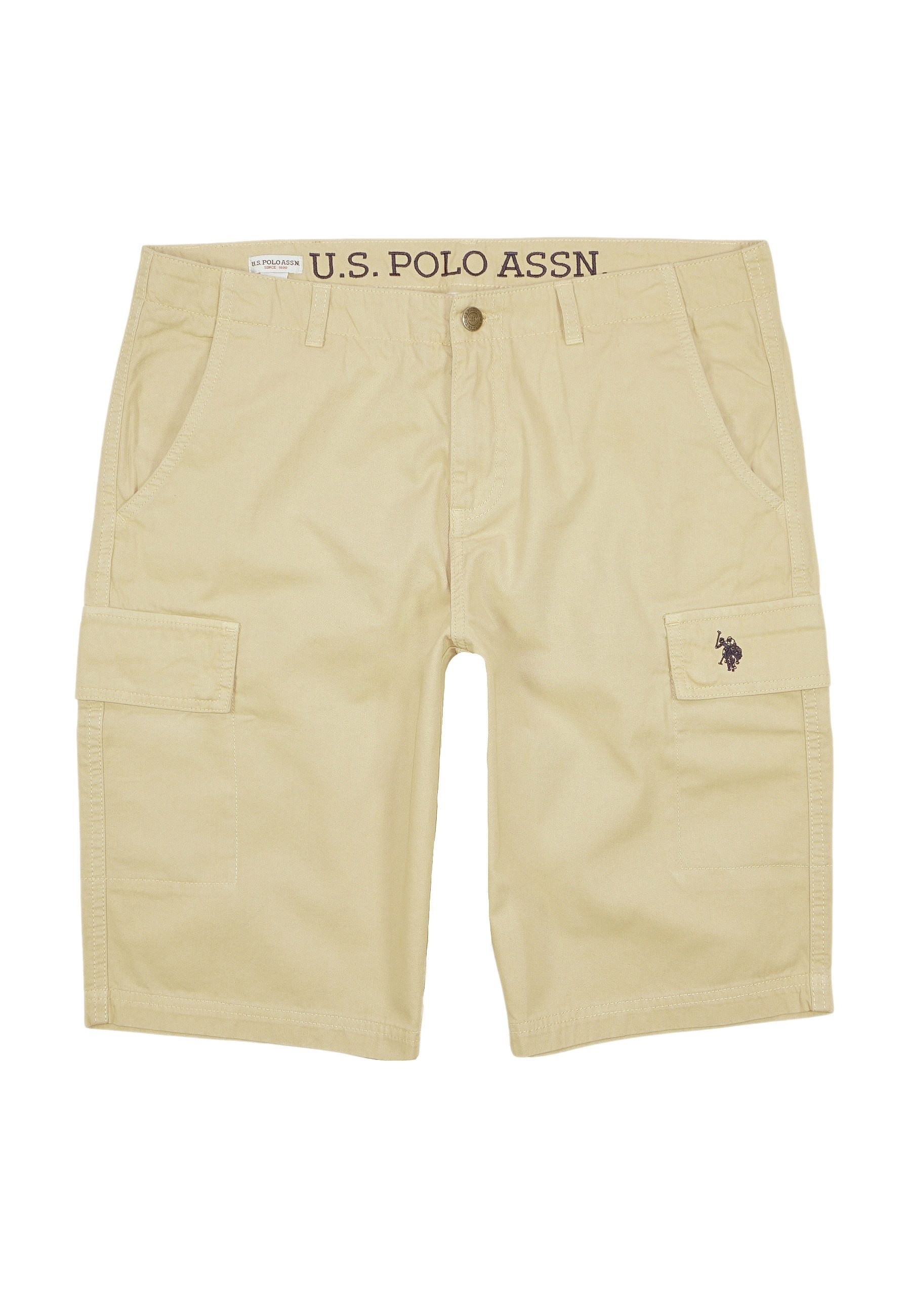 U.S. Polo Assn Cargoshorts Hose Cargo Shorts kurze Bermuda (1-tlg)