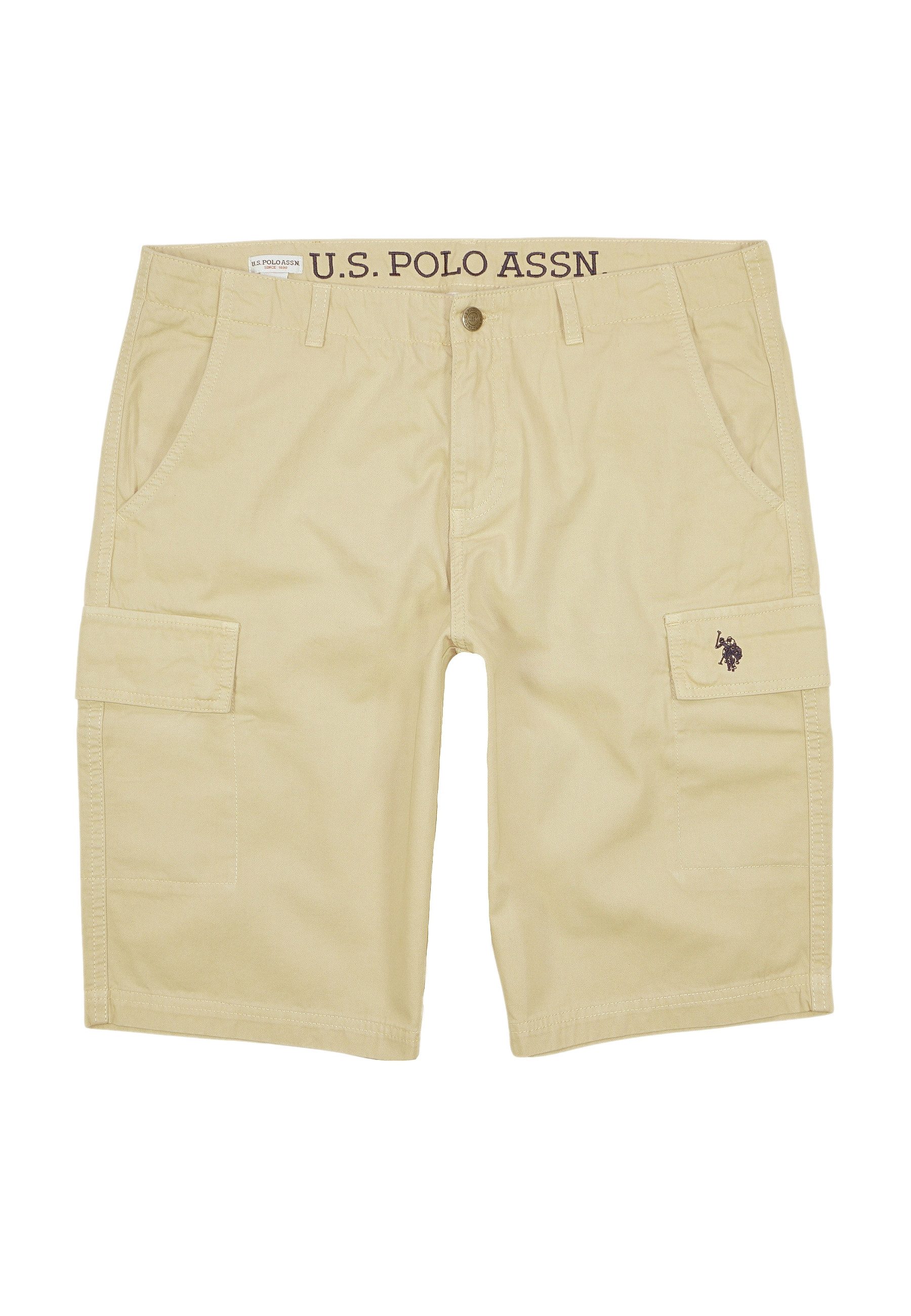 U.S. Polo Assn. Cargoshorts Hose Cargo Shorts kurze Bermuda (1-tlg)