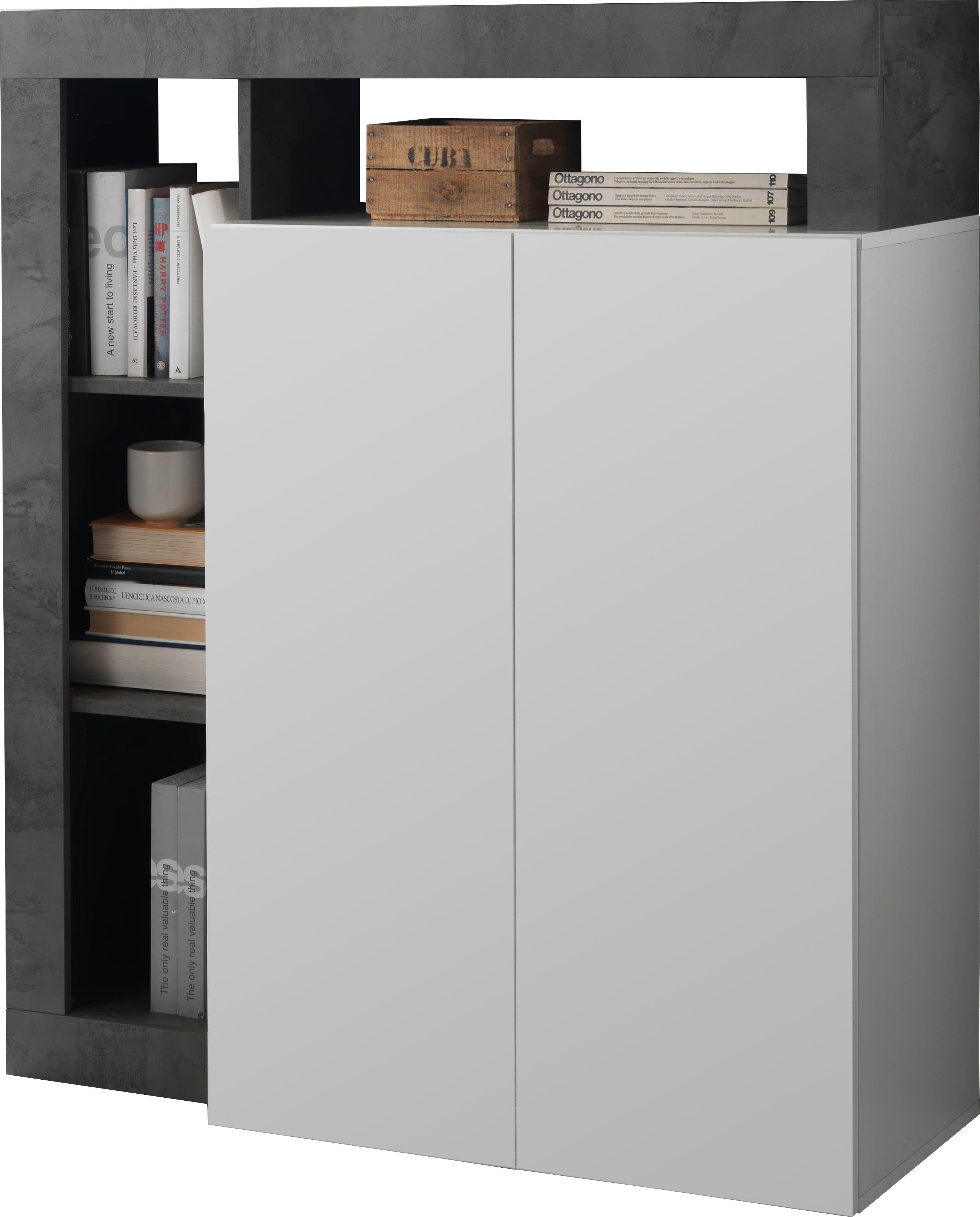 Home affaire Highboard Hamburg, Breite 108 cm