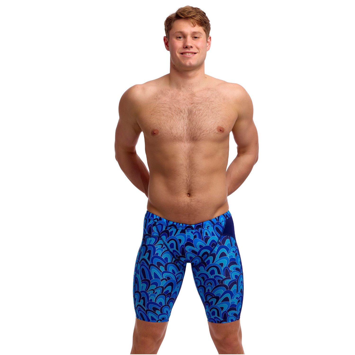 Badehose Hill Billy Blues Jammer für Triathleten chlorbeständig