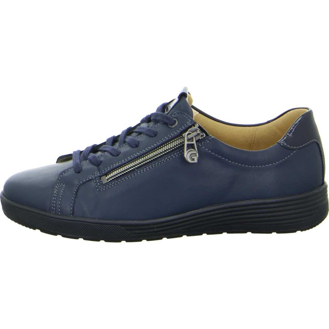 Ganter - Ganter Klara Glattleder 050331 Schnürschuh Schnürschuh Schuhe, blau