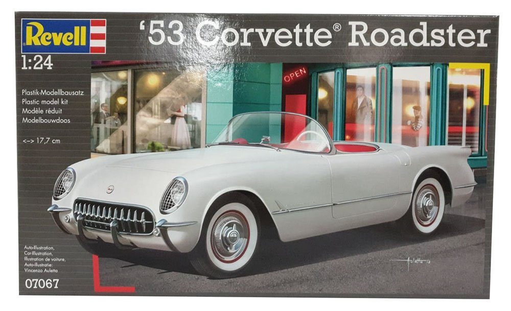 Revell® Modellbausatz Revell Modellbausatz Auto 1:24 - '53 Corvette Road, Maßstab 1:24
