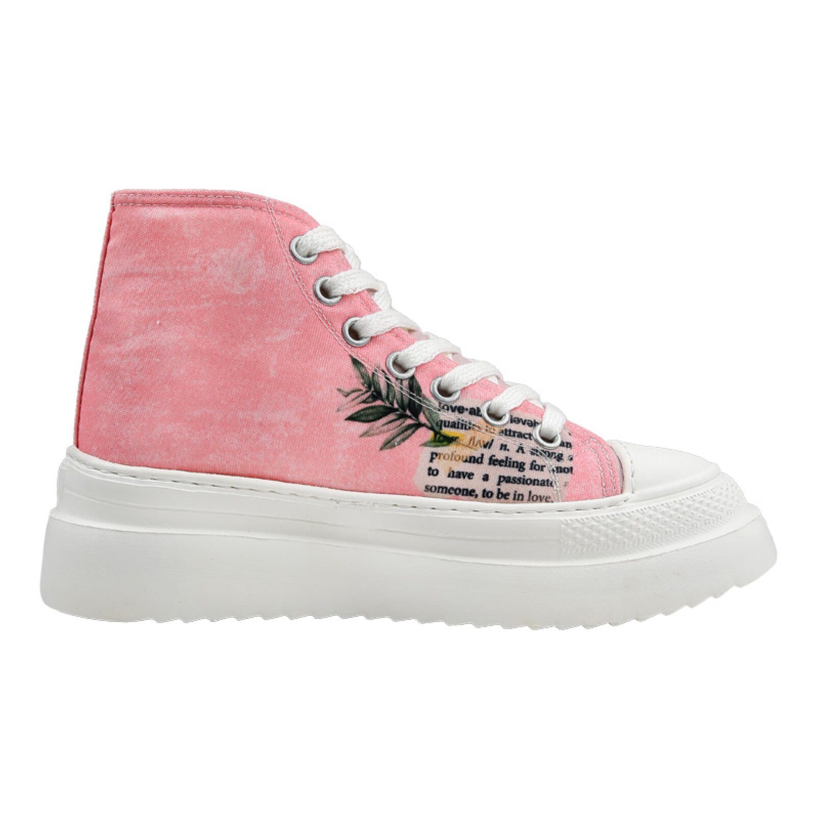 DOGO Fiora High-Top Sneaker A Little Paris Always Damen Sneaker Sneaker Handgefertigt