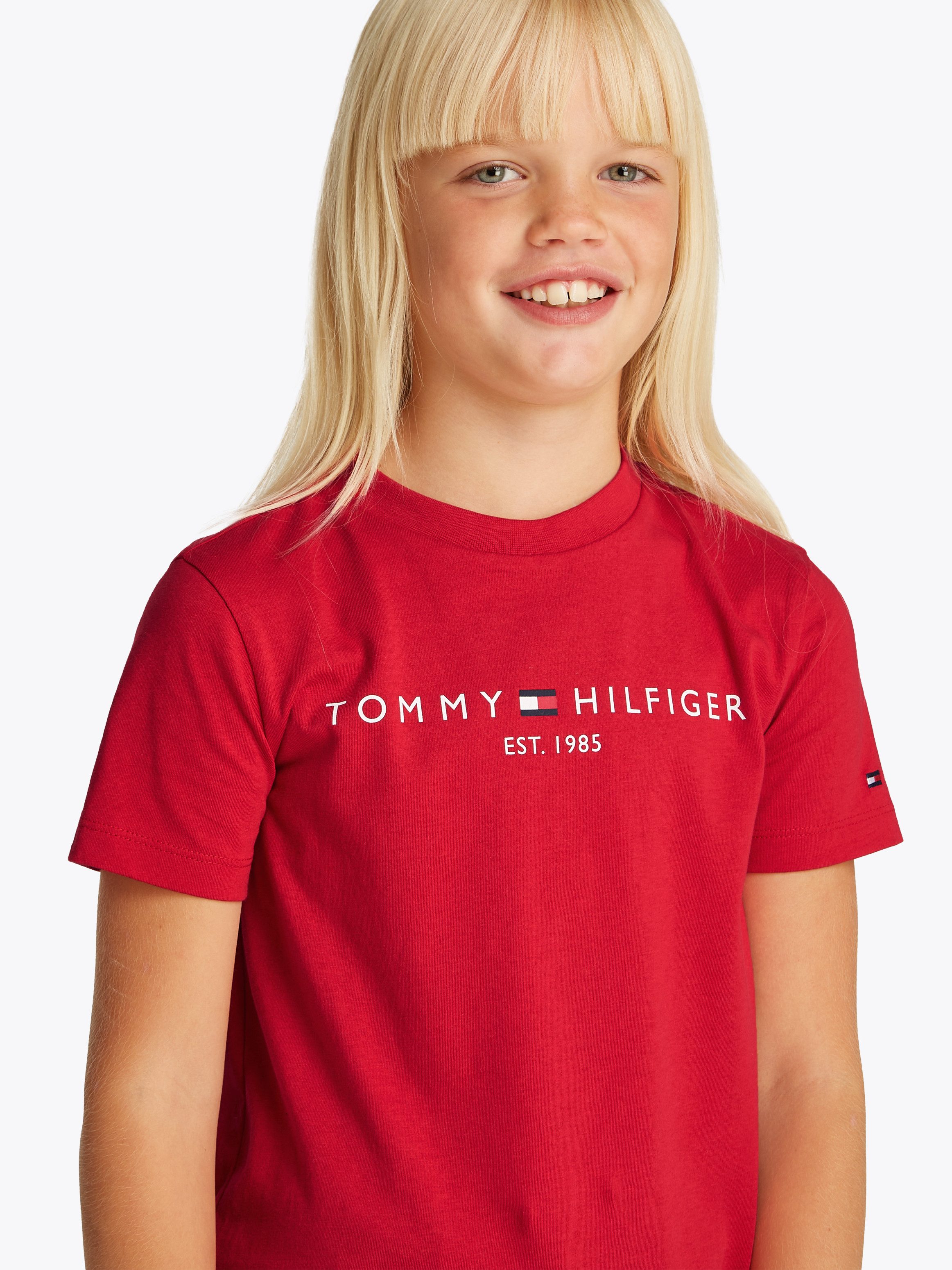 Tommy Hilfiger T-Shirt U ESSENTIAL TEE S/S mit Logoschriftzug