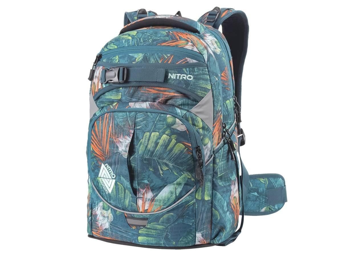 NITRO Schulrucksack "SUPERHERO" Rucksack-Set 3teilig für Mädchen und Jungen, Schultasche, ab 5. Klasse, weiterführende Schule, 3tlg. Set