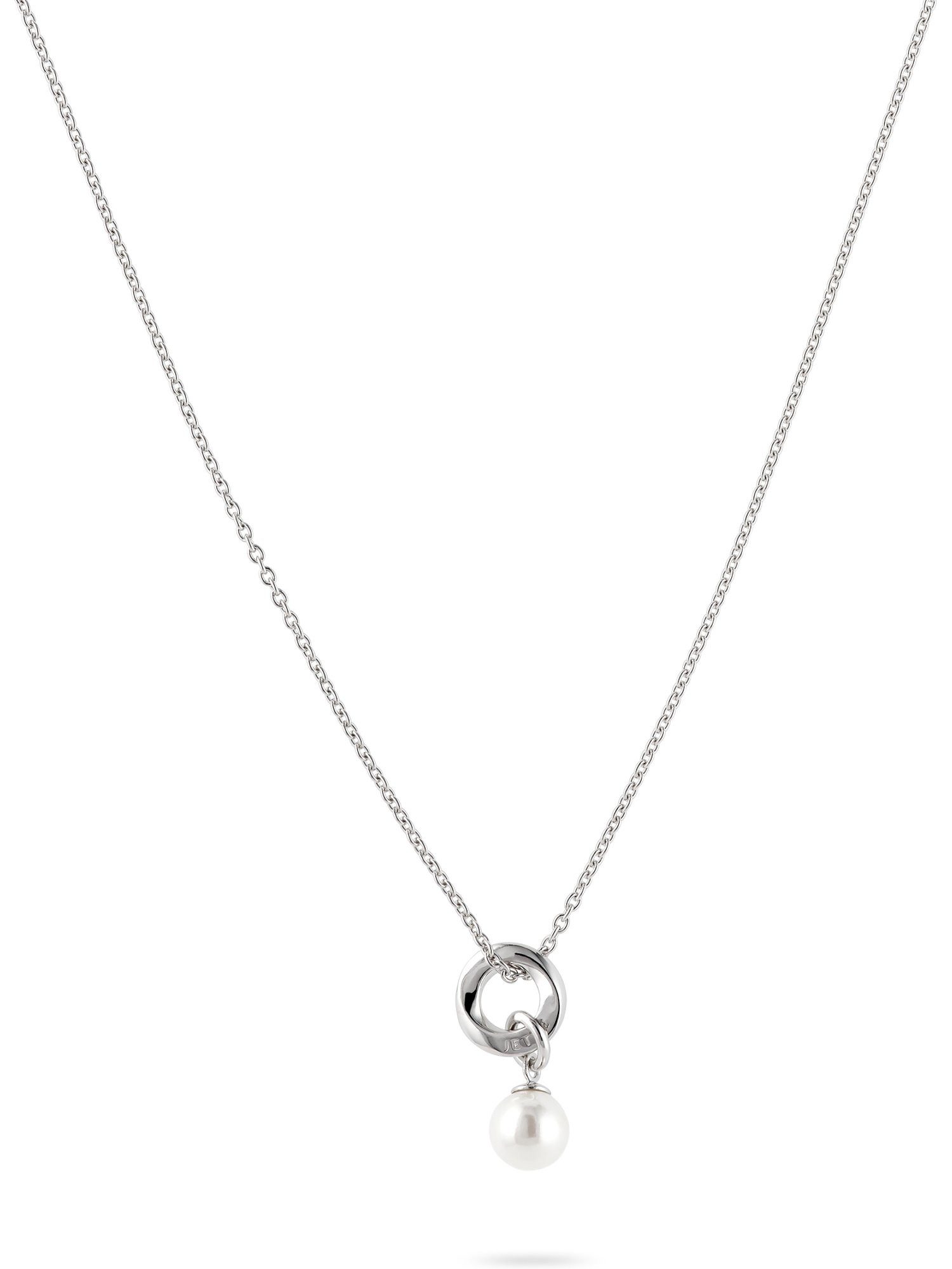 JETTE Silberkette JETTE Damen-Kette 925er Silber Zirkonia, PEARL
