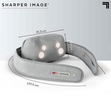 Sharper Image Shiatsu-Massagegürtel Multifunktionales Ganzkörper Massagegerät, mit Timer-Funktion & individuell einstellbarer Geschwindigkeit