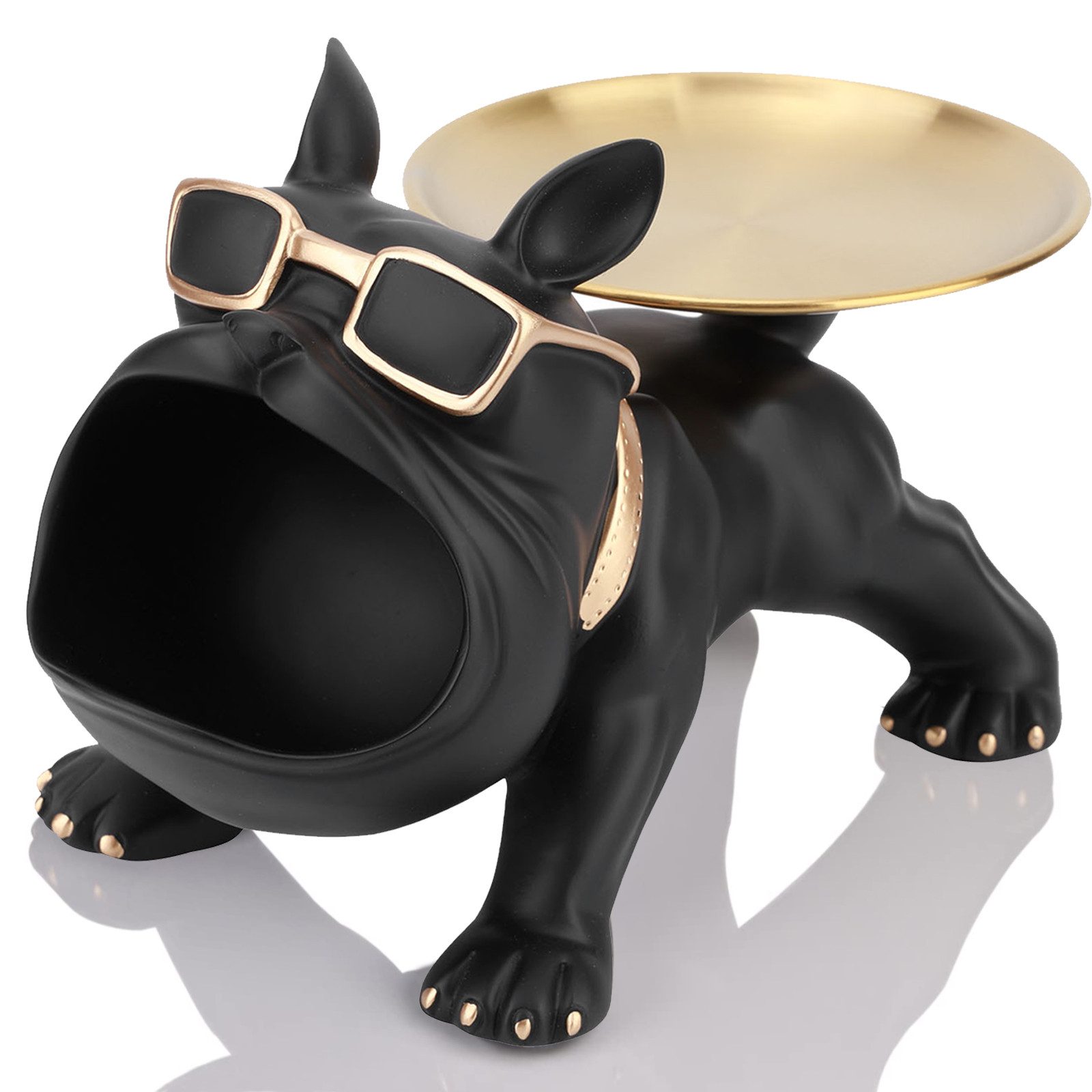 BlingBin Tierfigur Bulldogge Tablett Deko, Schlüssel Aufbewahrungsbox, Hund günstig online kaufen