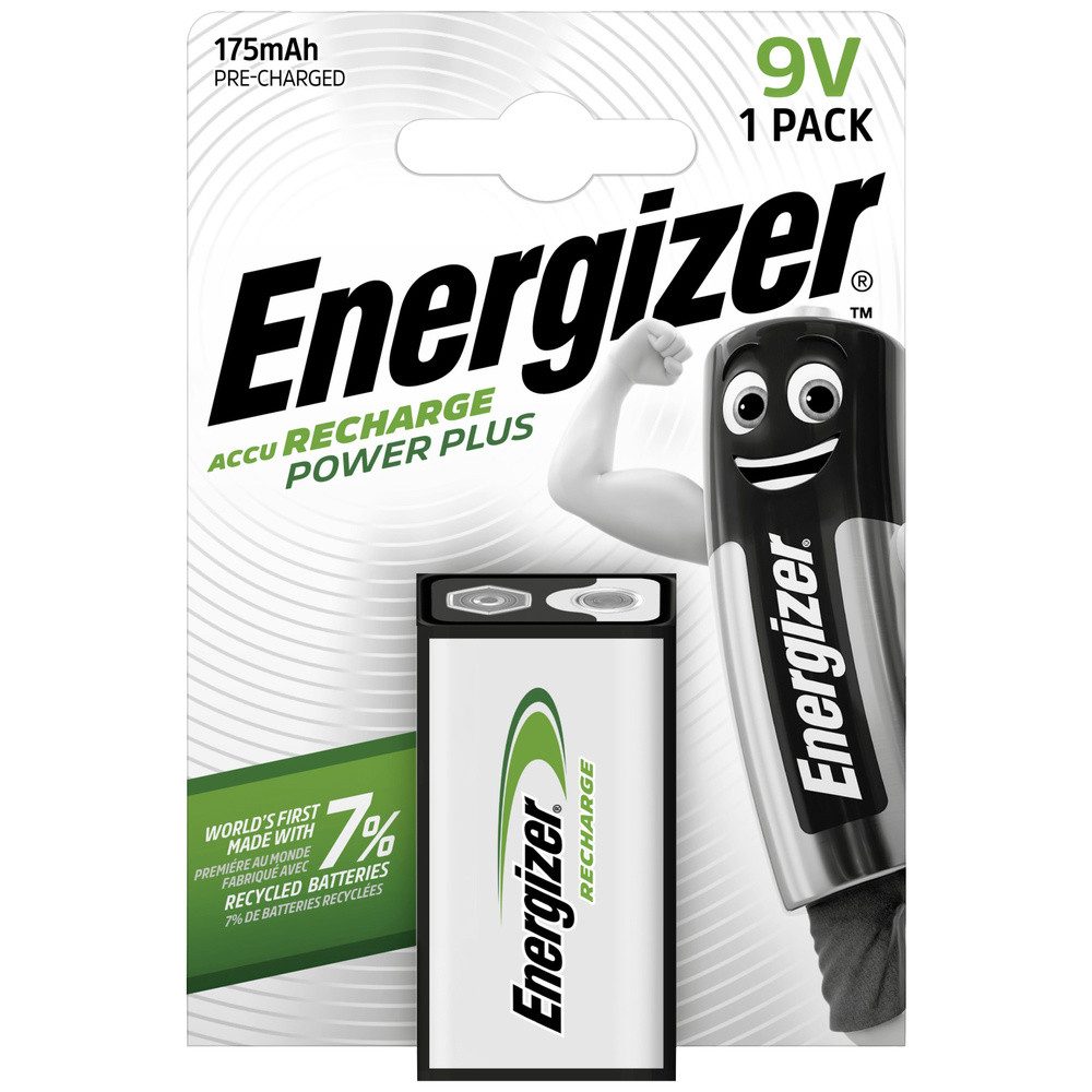 Energizer Energizer Power Plus 6LR61 9 V Block-Akku NiMH 175 mAh 8.4 V 1 St. Akku 175 mAh