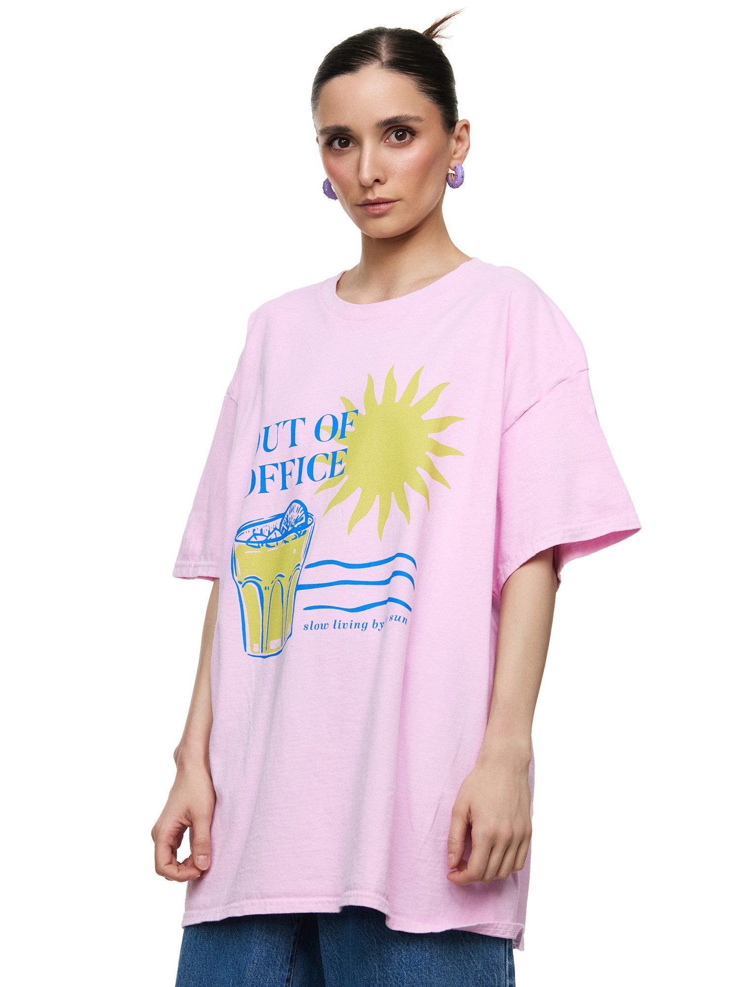 Worldclassca T-Shirt Worldclassca Oversized Print OUT günstig online kaufen