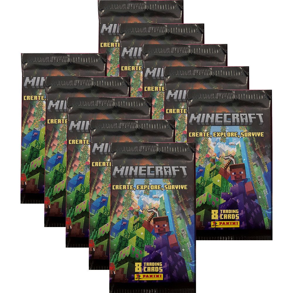 Minecraft Sammelkarte Minecraft - Create Explore Survive Serie 3 Trading Cards - 10 Booster