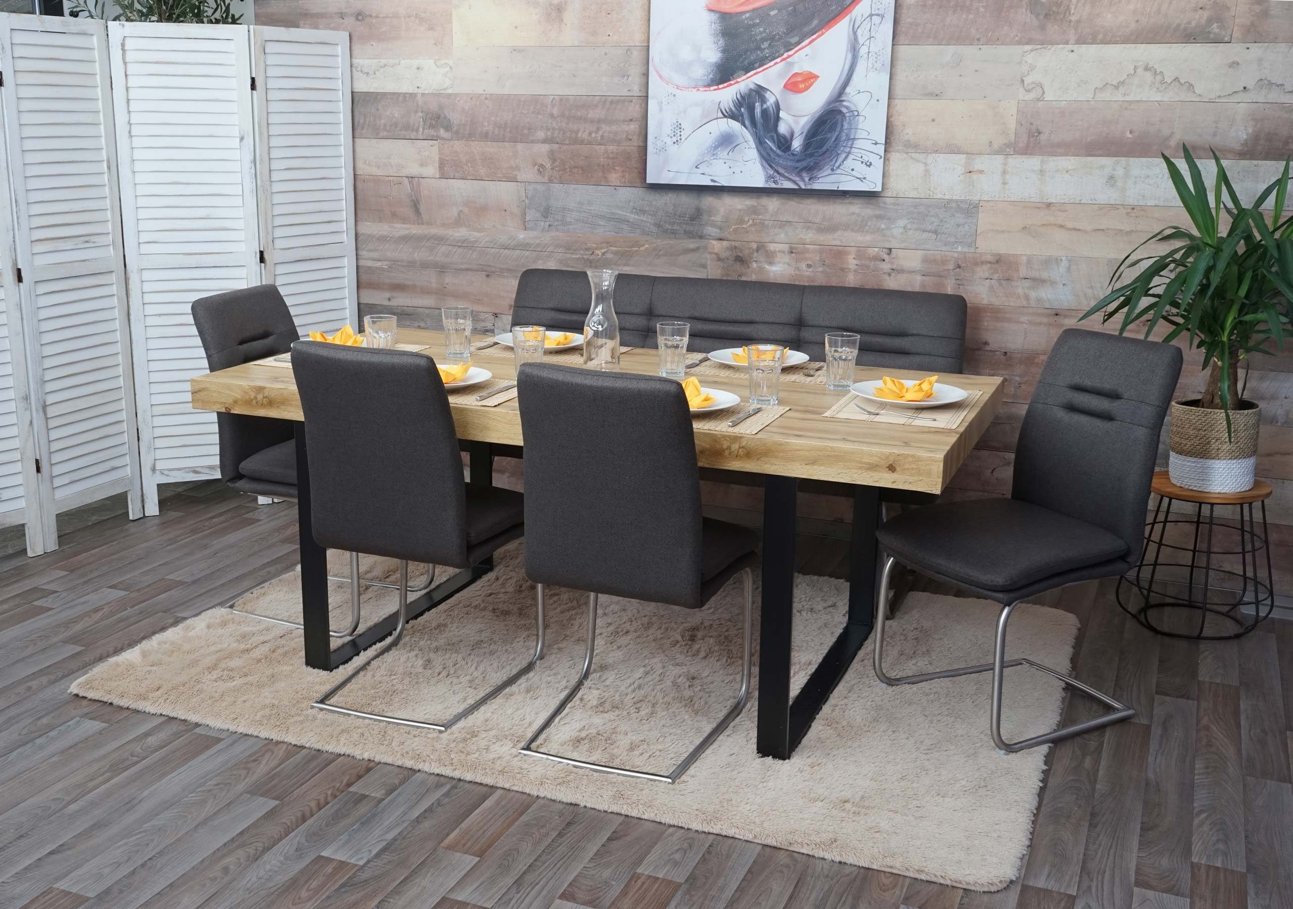 MCW Essgruppe MCW-H70-B, (Set, 5-tlg., 5er), Bequeme Formgebung, Stabiles Gestell