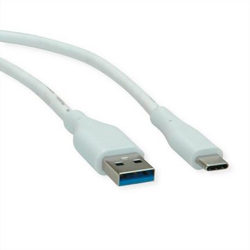 VALUE USB 3.2 Gen 1 Kabel, Typ-A-C, ST/ST USB-Kabel, USB 3 Typ A Männlich (Stecker), USB Typ C (USB-C) Männlich (Stecker) (200.0 cm)