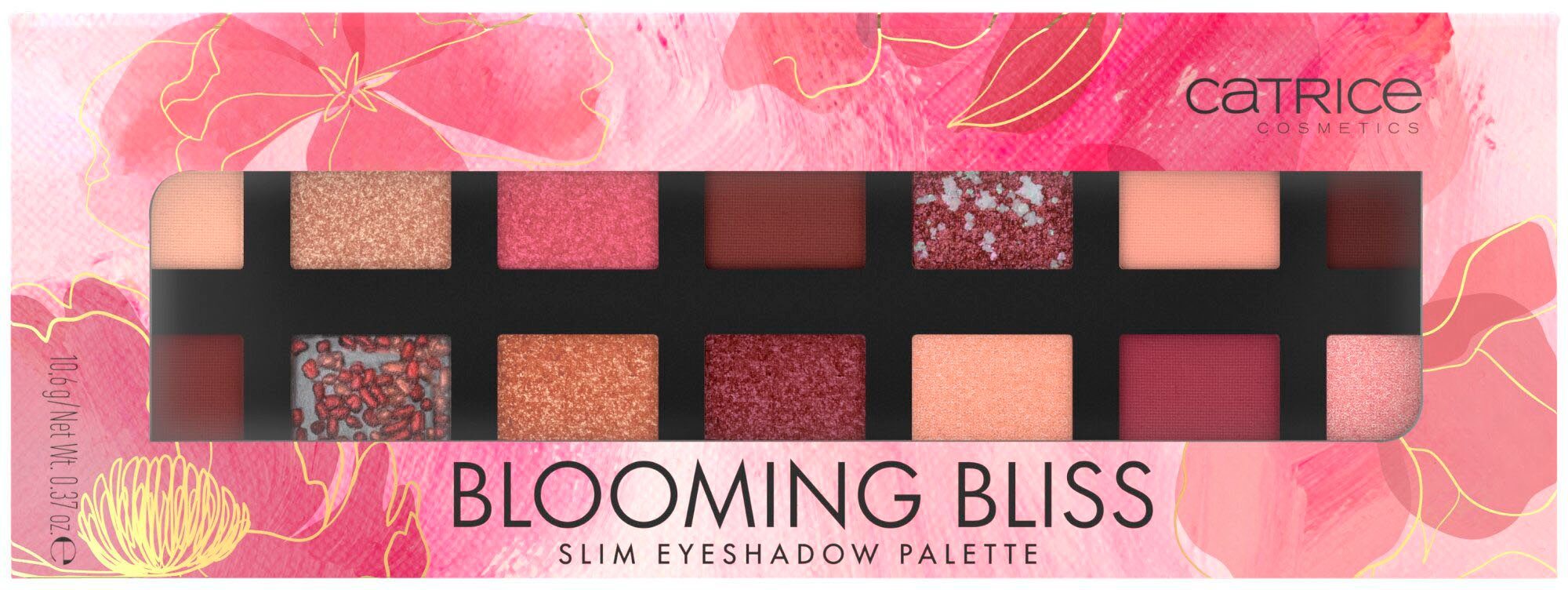 Catrice Lidschatten-Palette Slim Eyeshadow Palette, mit klassischen Farbtönen
