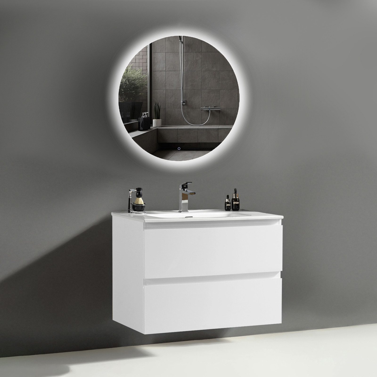 Alpenberger Badmöbel-Set - Badschrank Badezimmer Schrank, günstig online kaufen