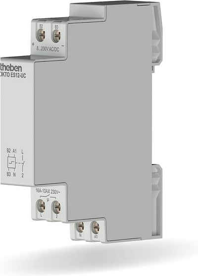 theben Stromstoßschalter OKTO ES12-UC, elektronisch, 1 Schließer, Multispannungseingang, 600 W LED
