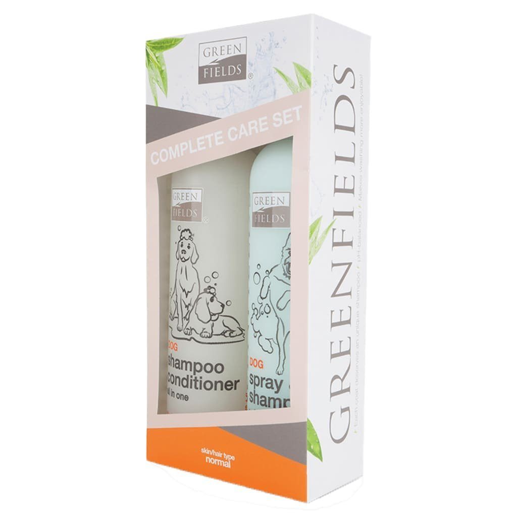 Greenfields Haarspülung Komplettpflege-Set Shampoo und ml Conditioner für Hunde 2x250