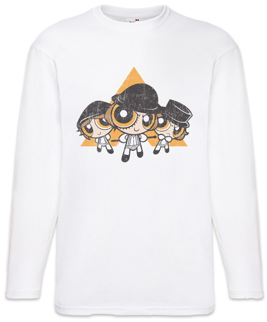 Langarmshirt Clockwork Boys Langarm T-Shirt A Uhrwerk Droogs Alexander Orange Alex