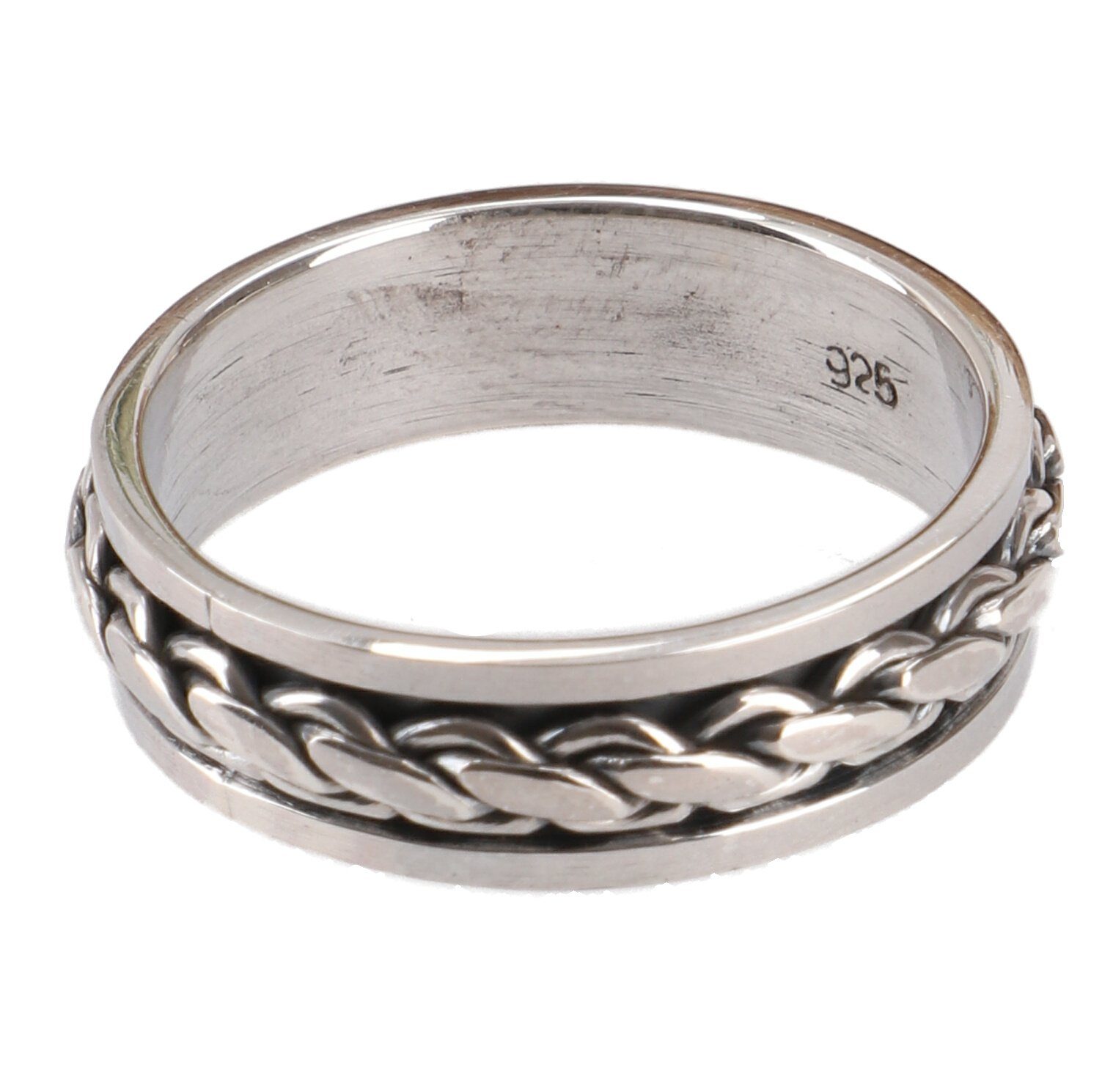 Guru-Shop Silberring Silberring, Boho Style Ethno Ring mit.. 62,5 (19,9 mm)-Modell 8