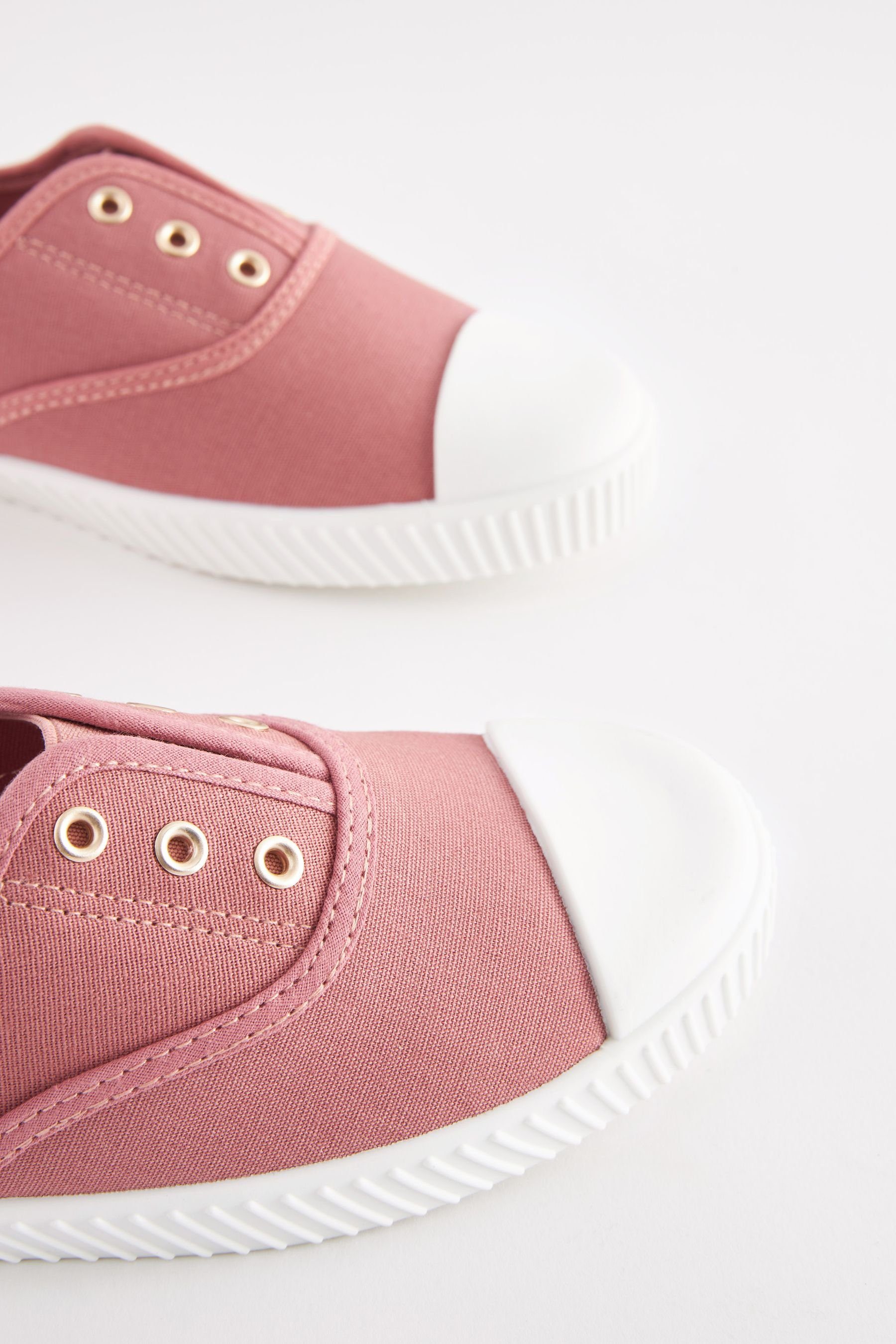 Pink Sneaker Next Schuhe Lochmuster mit (1-tlg) Slip-On